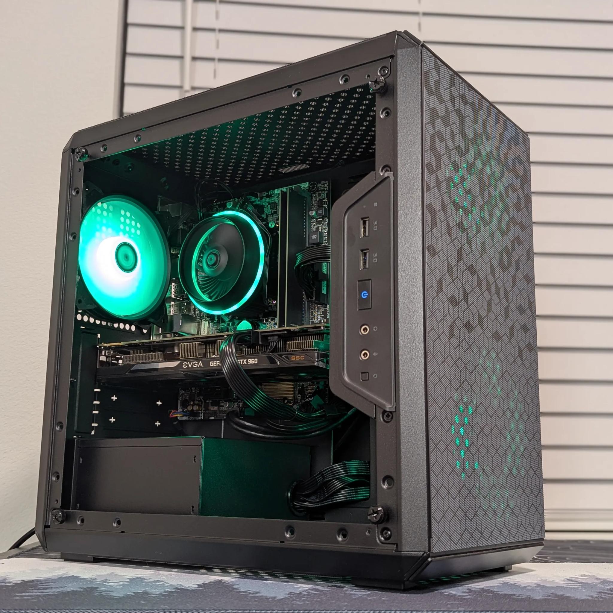 🎥Gaming PC Esports⚫ GTX 960 ⚫ INTEL I3 ⚫ 16GB RAM ⚫ ARGB ⚫ Wifi & BT