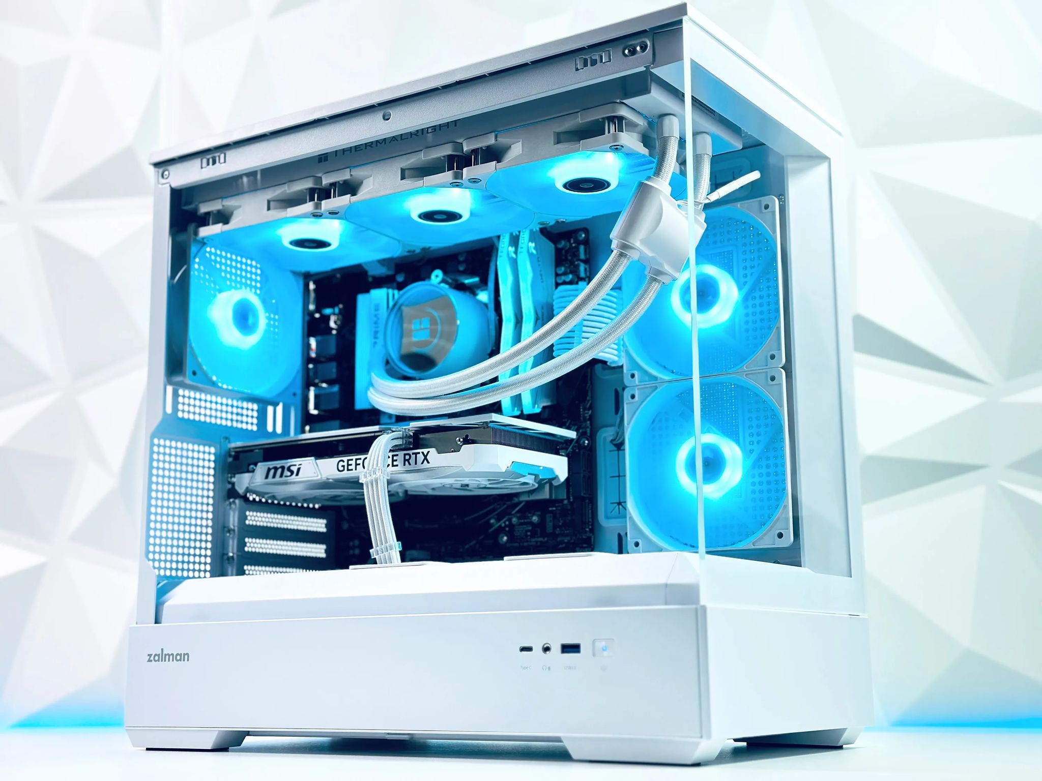 🤍🏔️1440p-4K Gaming PC❄️Nvidia RTX 4070 12GB❄️AMD Ryzen 7 5700X 8 core❄️32GB DDR4❄️1TB NVME