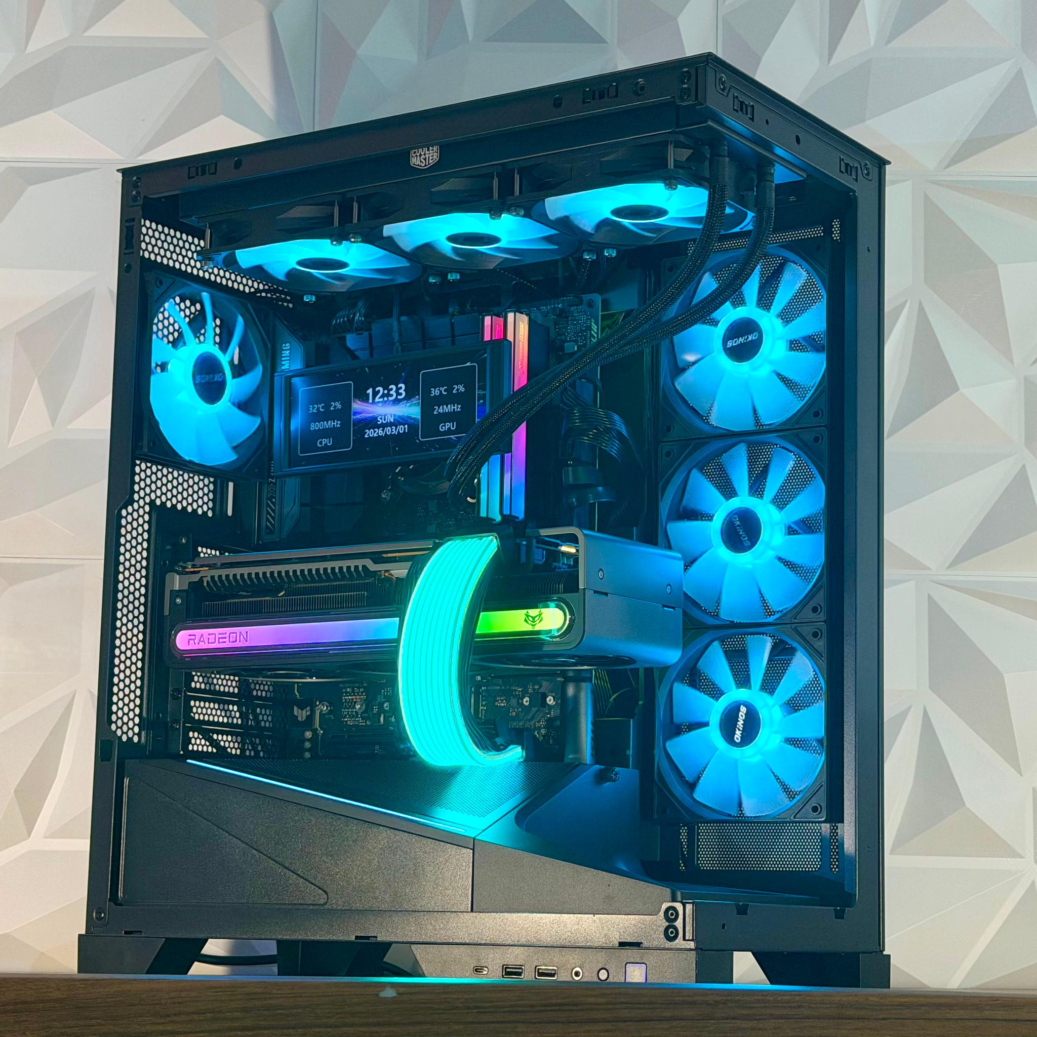 🌊 RX 7900 XTX | i9-13900K | 32GB DDR5| 2TB NVMe | LCD | Windows 11 Pro 🌊 “AQUA OVERDRIVE”