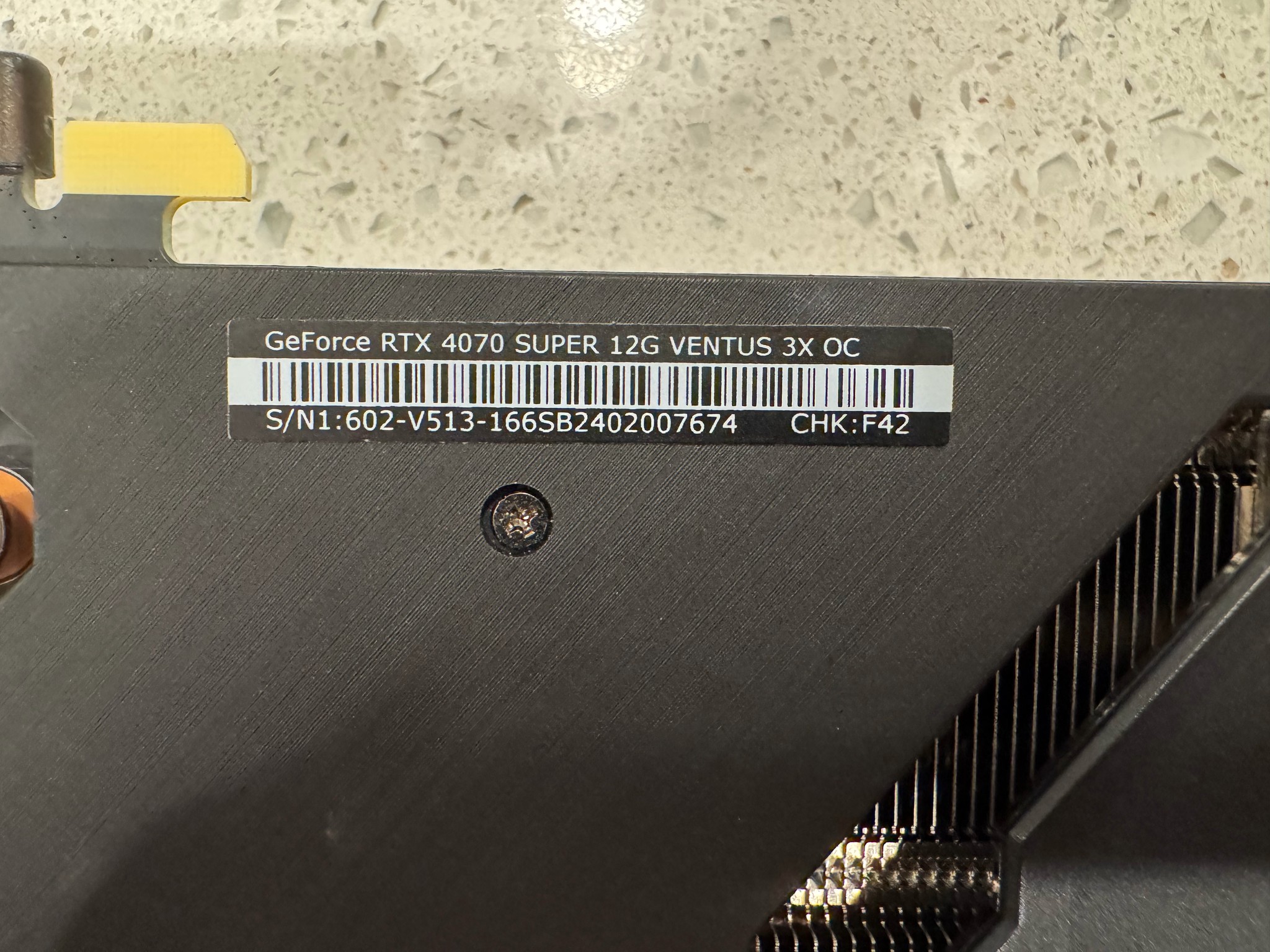 MSI VENTUS 3X OC GeForce RTX 4070 SUPER
