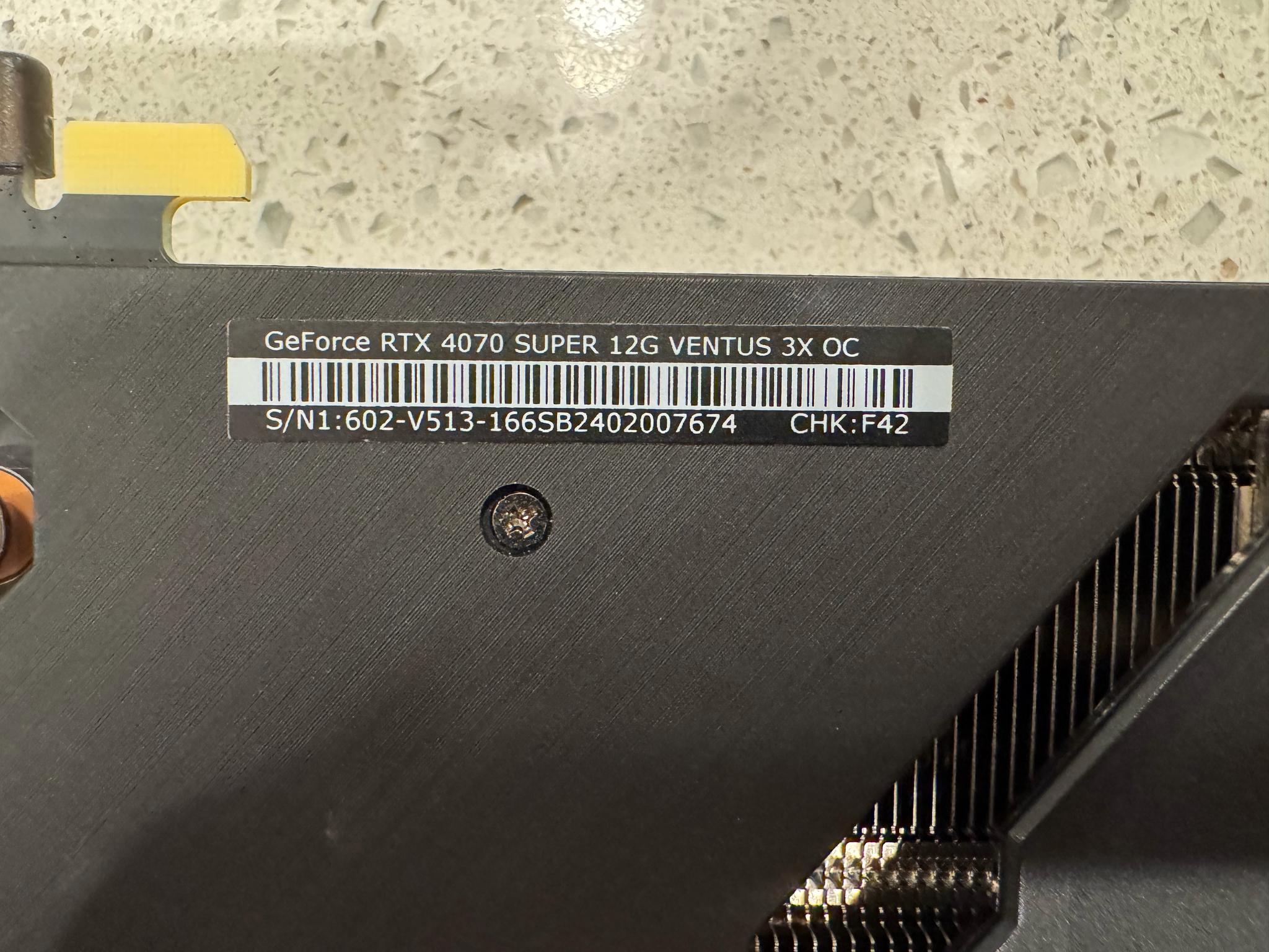 MSI VENTUS 3X OC GeForce RTX 4070 SUPER - Image 3