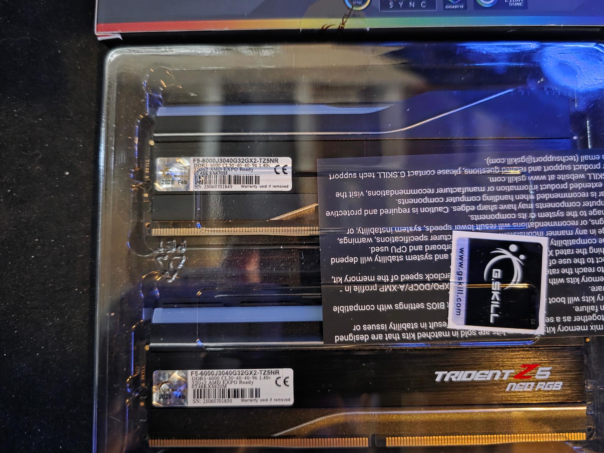 G.Skill Trident Z5 Neo RGB 64GB DDR5 6000