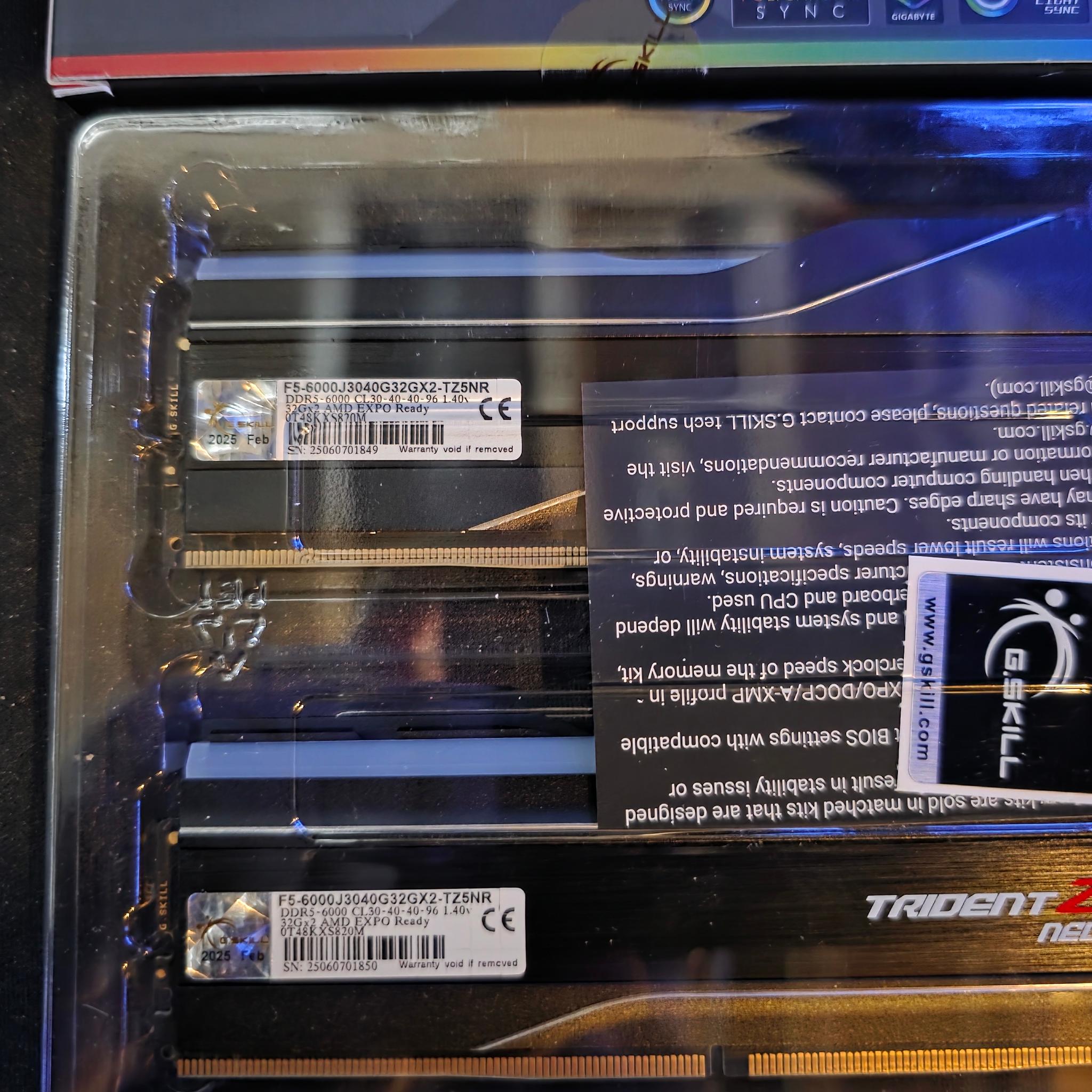 G.Skill Trident Z5 Neo RGB 64GB DDR5 6000