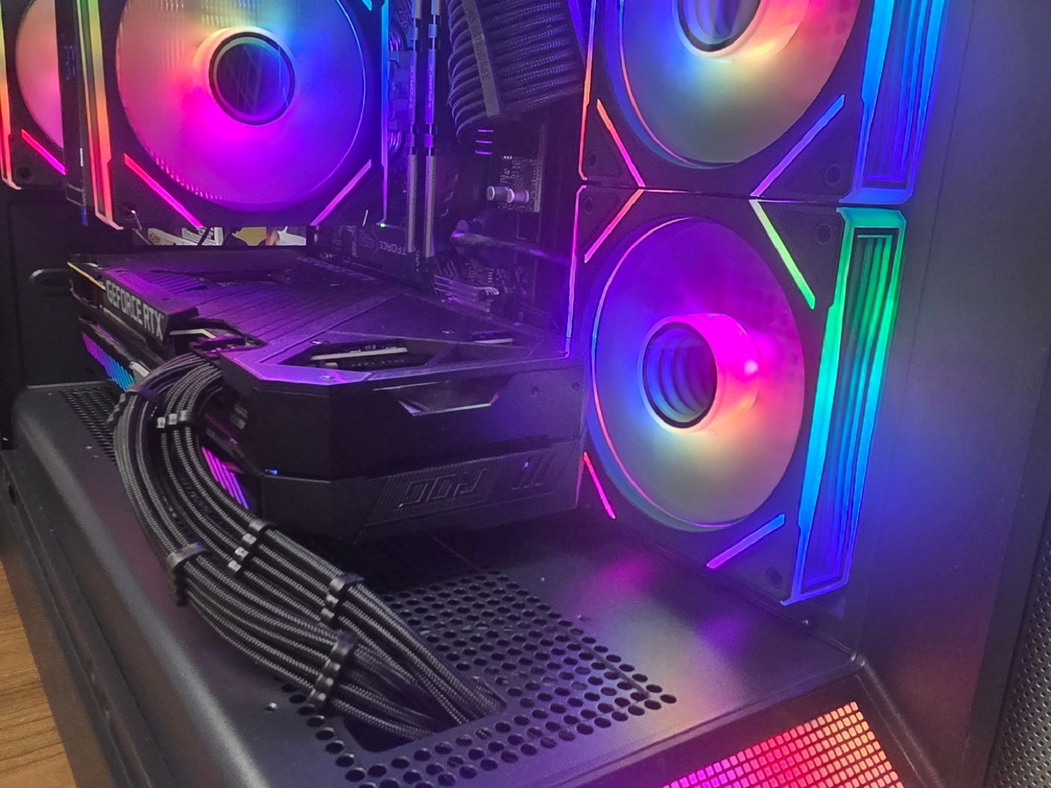 UDGX Dark Nebula – ROG Strix RTX 3070 • 1440p Gaming PC