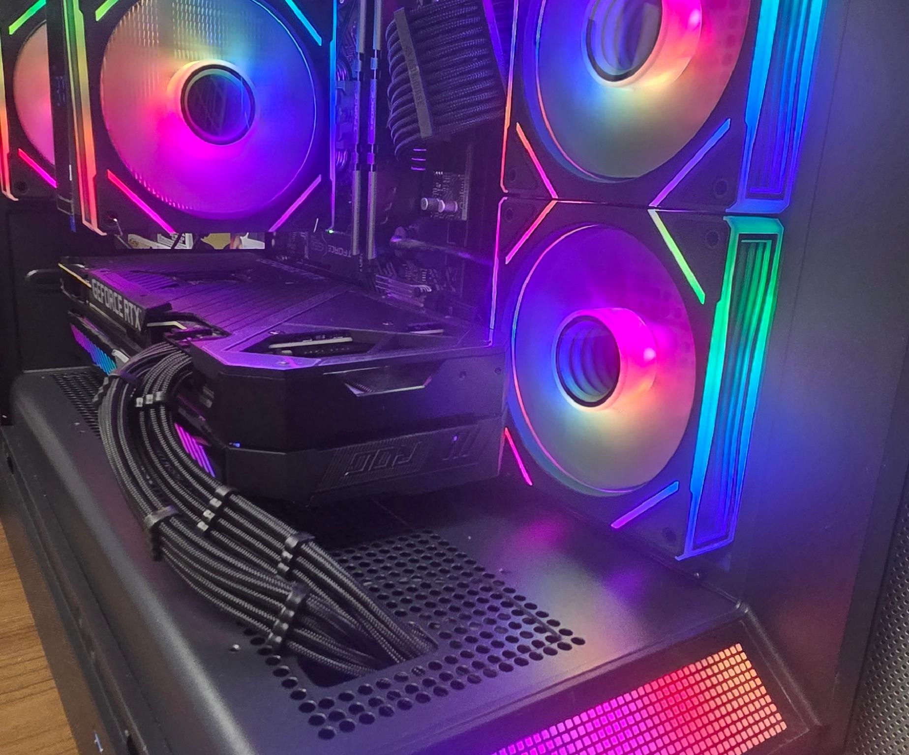 UDGX Dark Nebula – ROG Strix RTX 3070 • 1440p Gaming PC