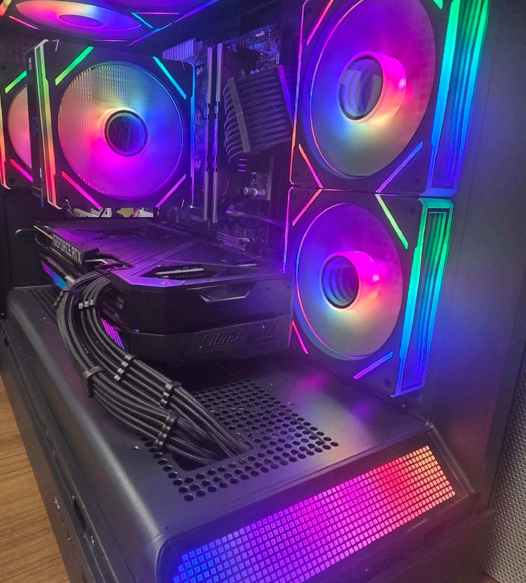UDGX Dark Nebula – ROG Strix RTX 3070 • 1440p Gaming PC