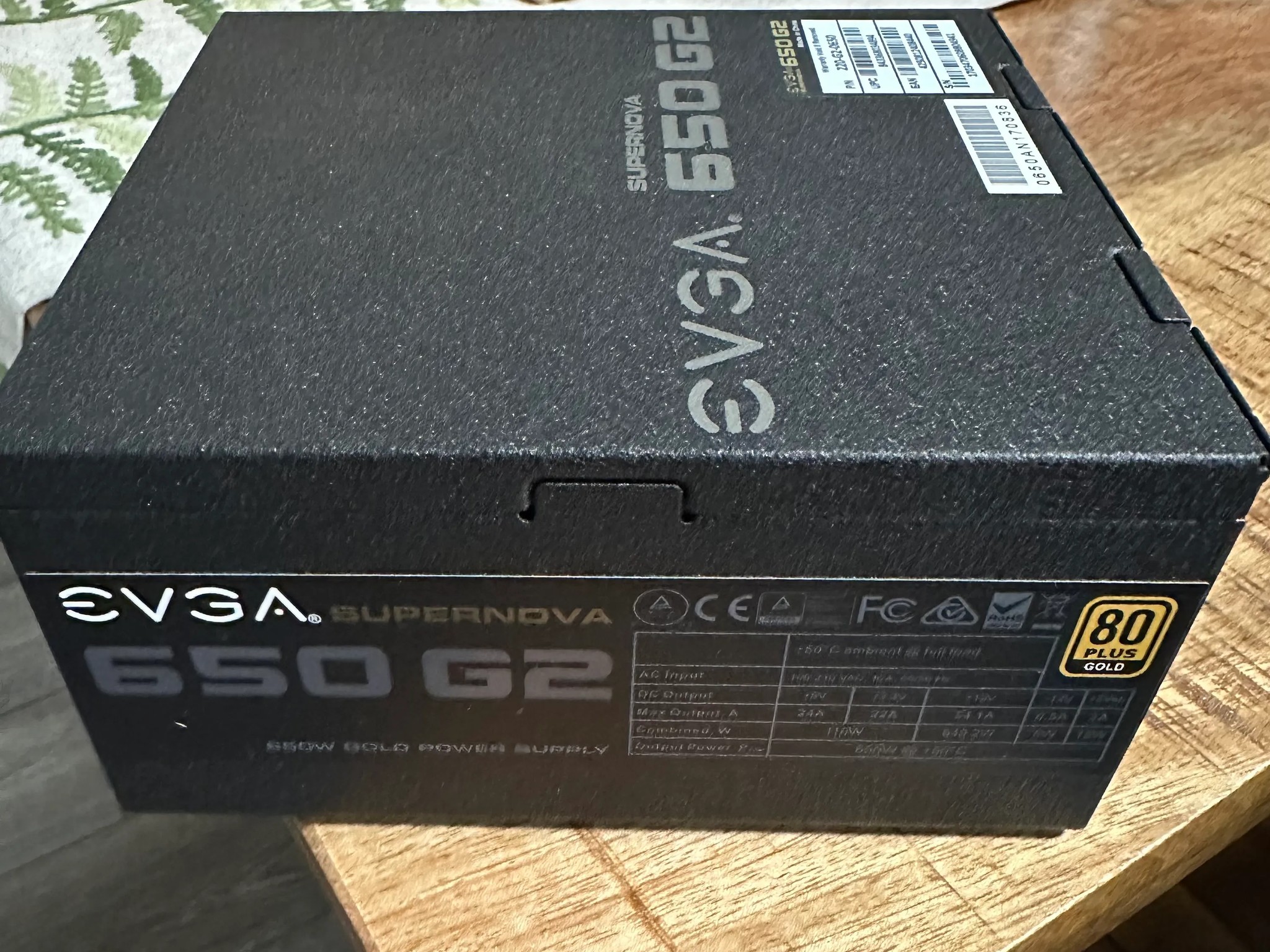 EVGA SuperNOVA 650 G2 650W Fully Modular (80+ Gold) [Used]