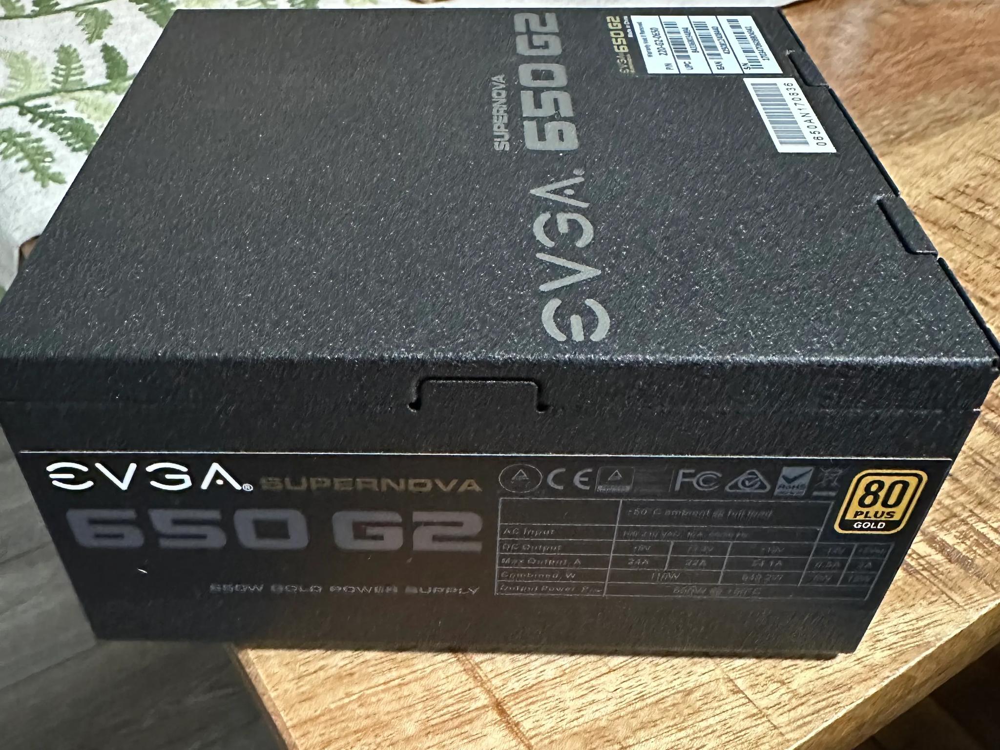 EVGA SuperNOVA 650 G2 650W Fully Modular (80+ Gold) [Used]