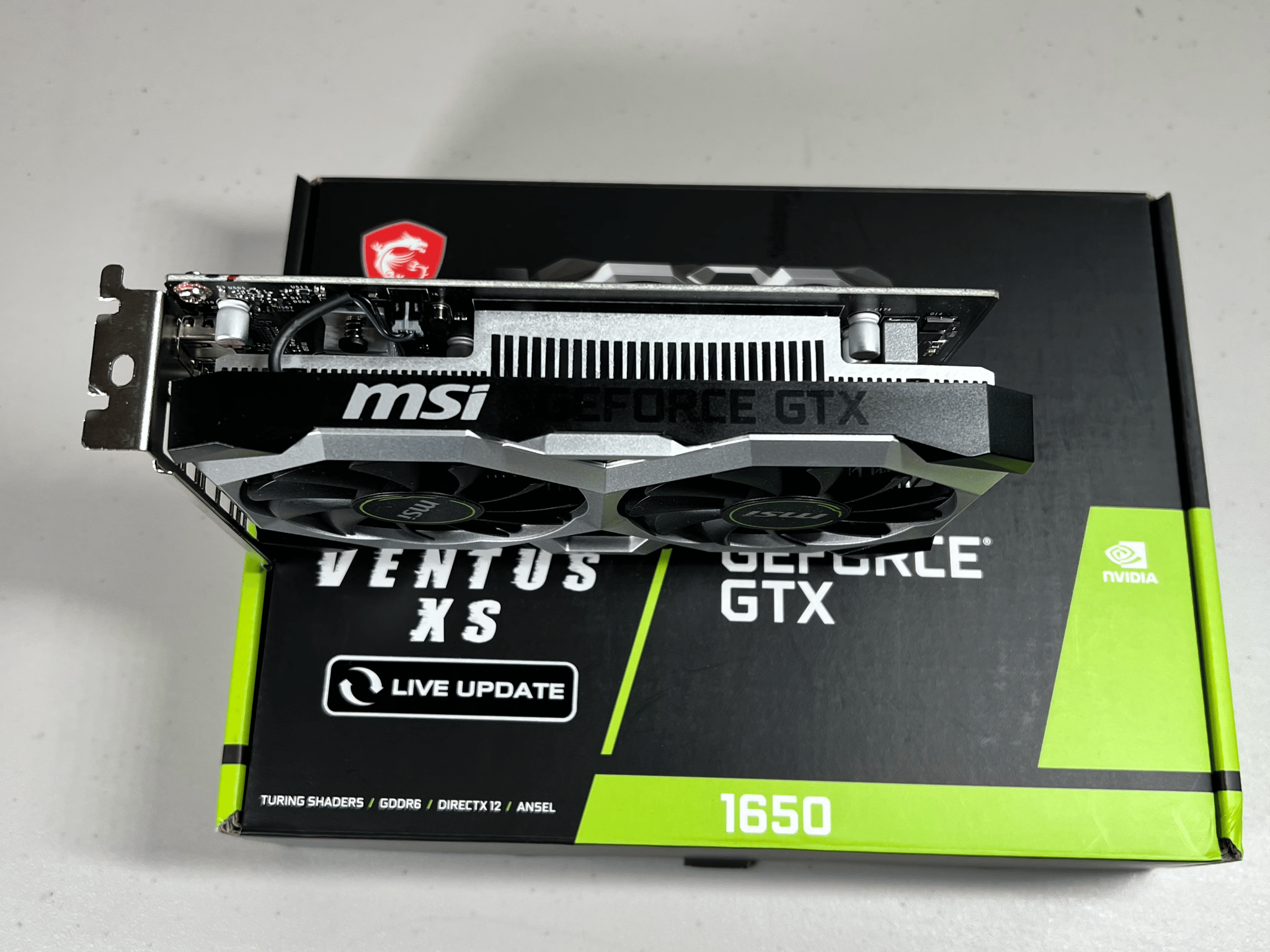 MSI GeForce GTX 1650 4 GB D6 VENTUS XS Video Card