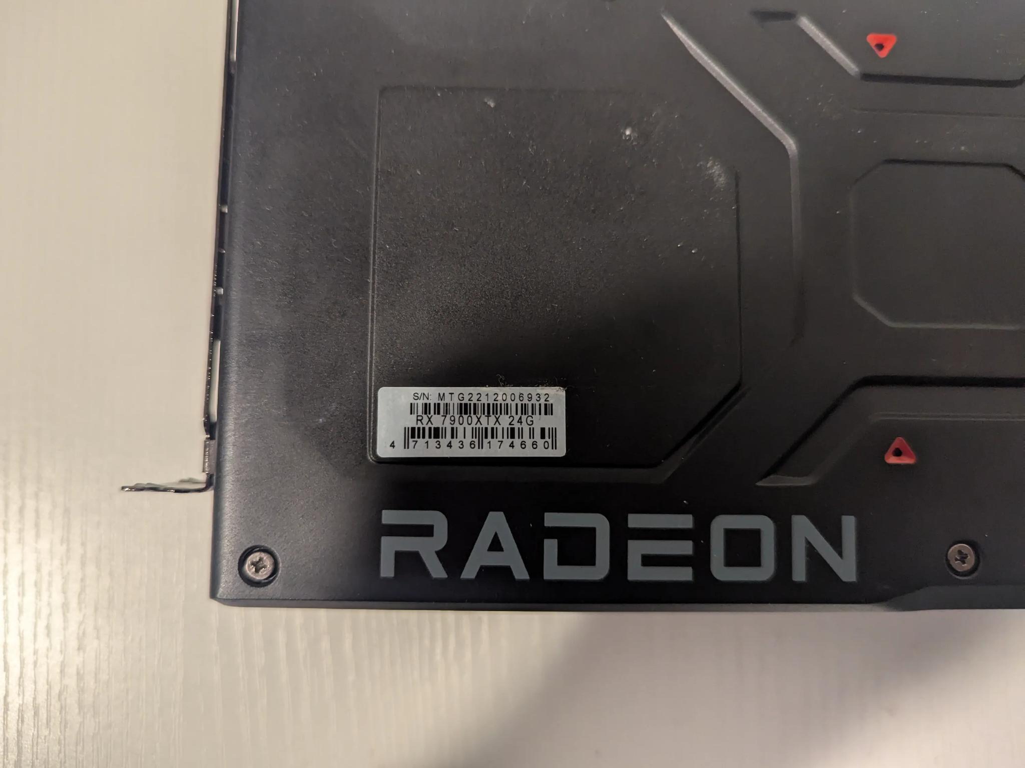 AMD 7900XTX Reference Card
