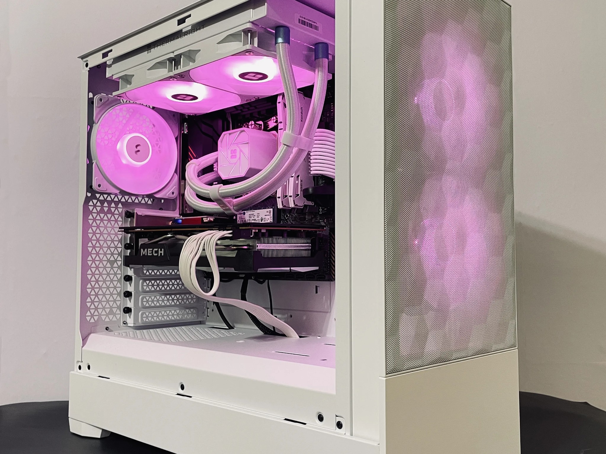 ❄️Liquid Cooled White Gaming PC 1440p - Ryzen 5 5600 ● 32GB RAM ● 1TB NVMe SSD - RX 6700 XT 12GB