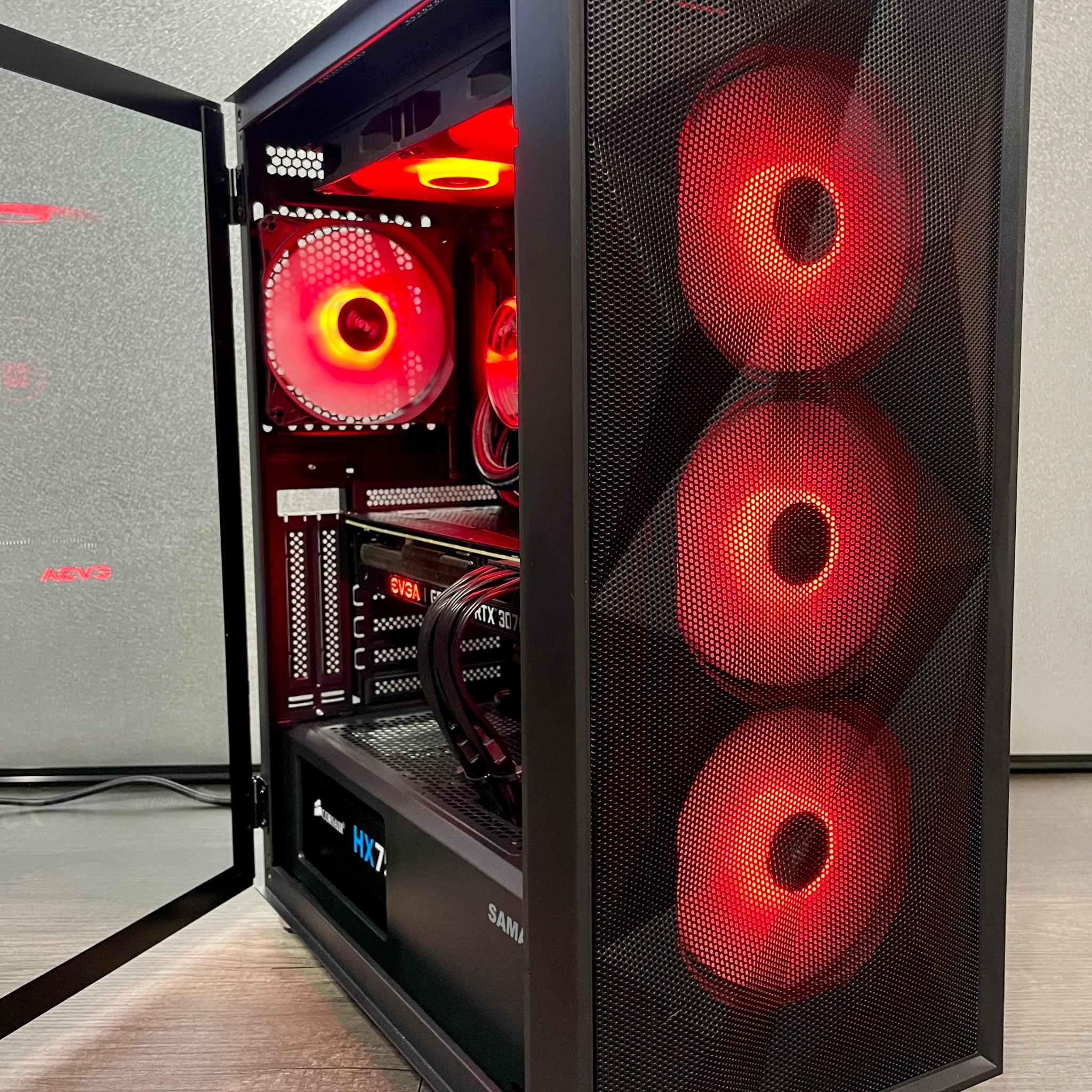 Custom Water-Cooled Gaming PC / Ryzen 9 5900X / RTX 3070 / 32GB / 1TB / Windows 11 Pro