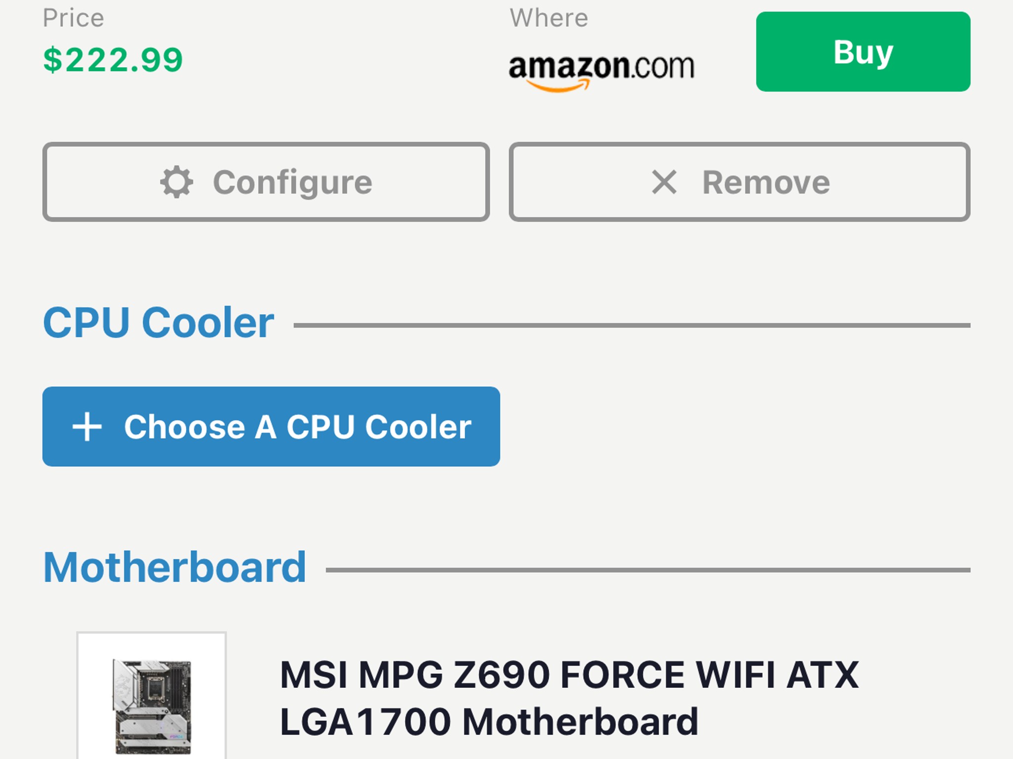 BUNDLE MSI Z690 Force WiFi Gaming Motherboard & Intel Core i5-13600kf