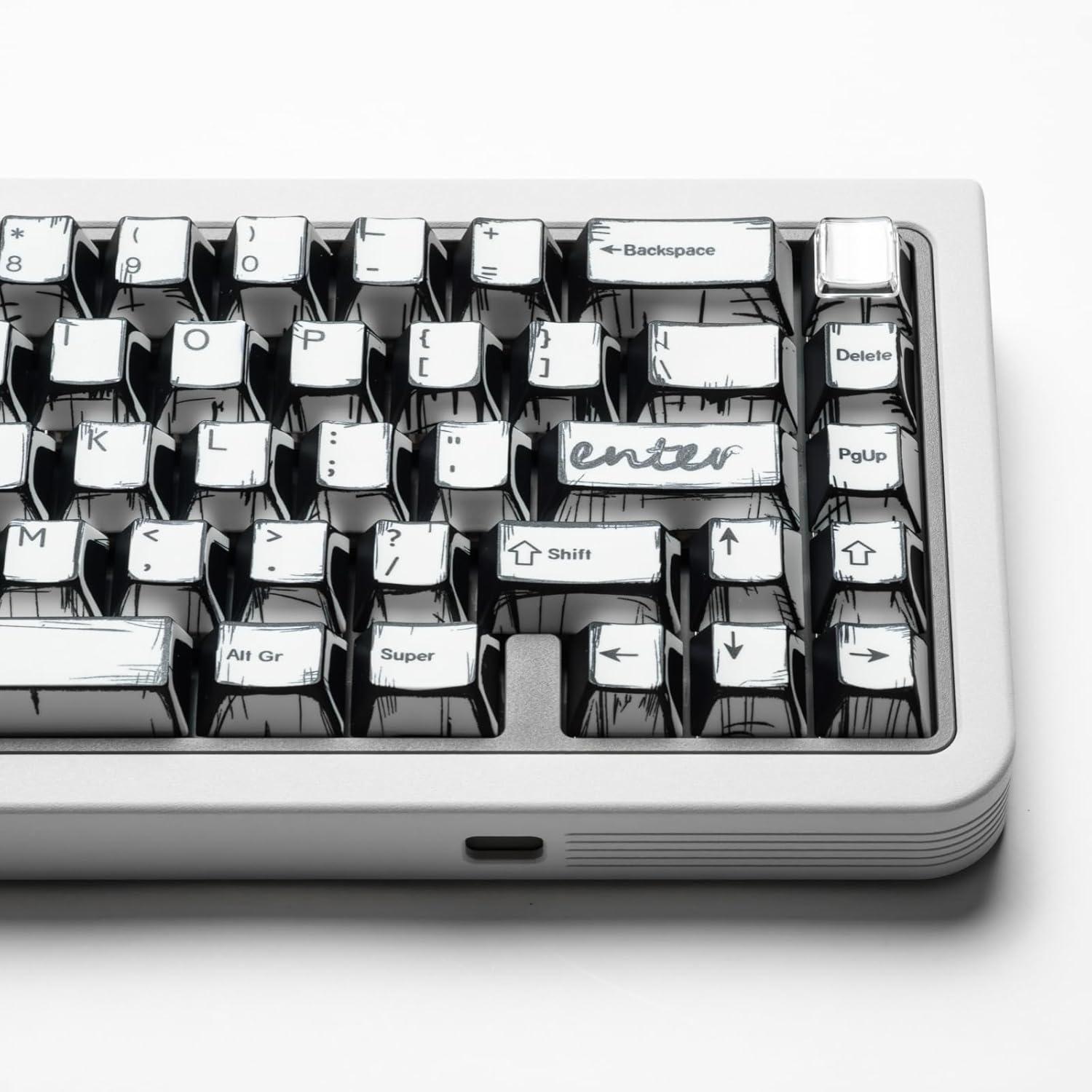 Manga/Anime PBT Keycaps (141 Keys)