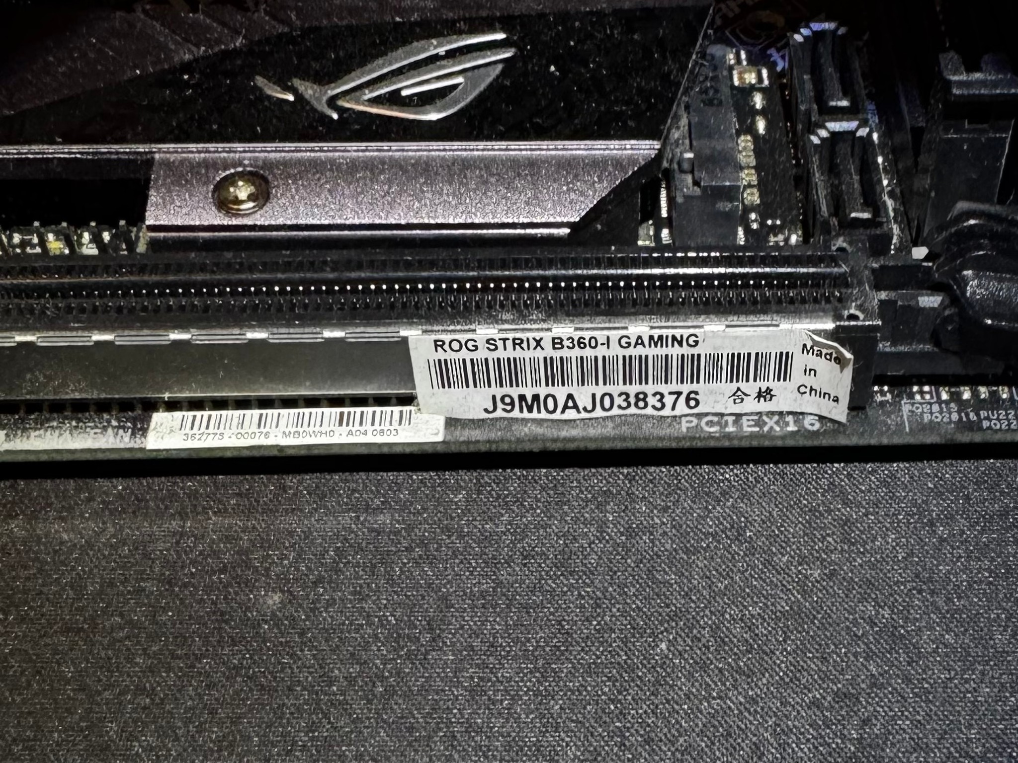 ASUS ROG STRIX B360-I GAMING Motherboard LGA 1151 DDR4 Mini-ITX