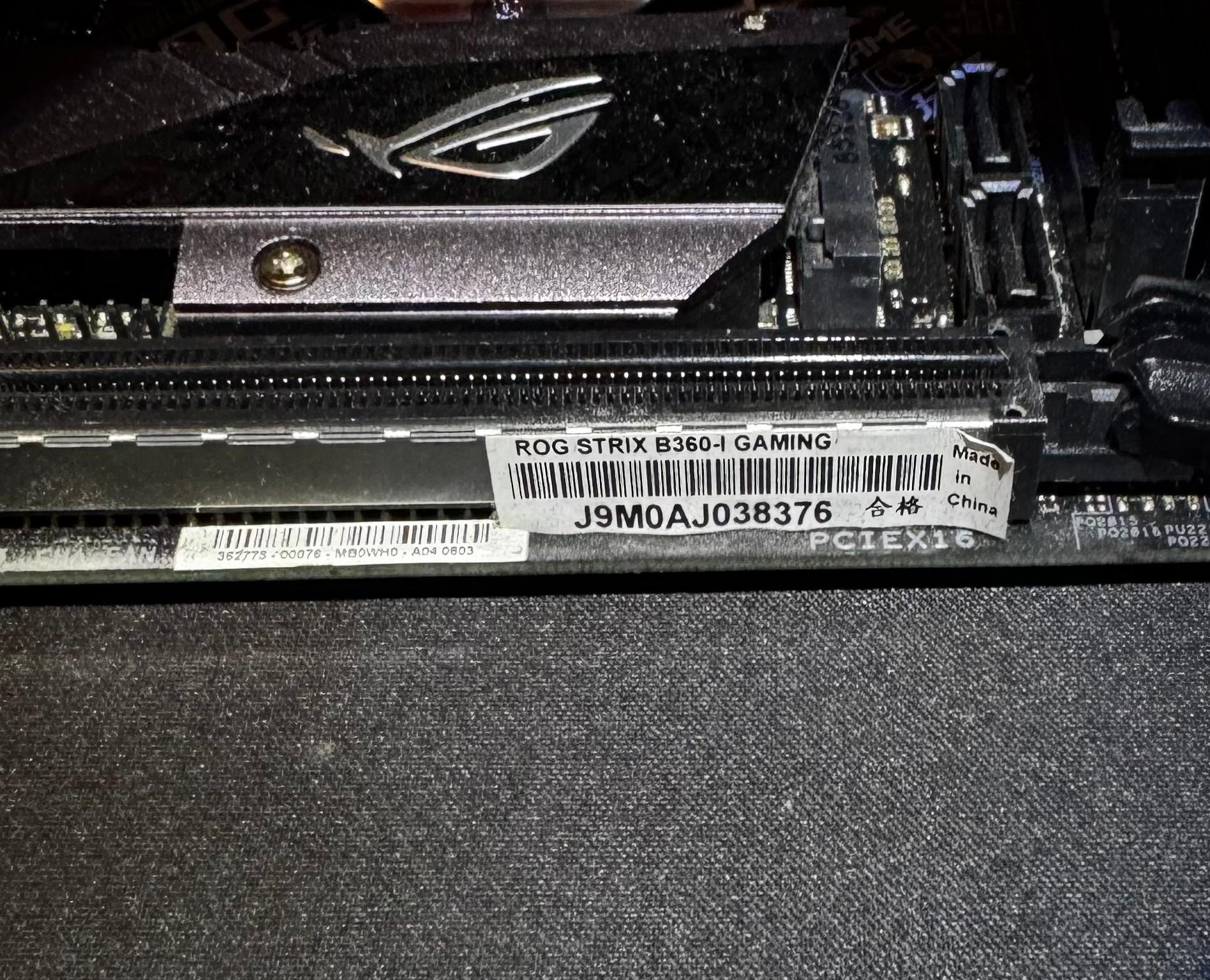 ASUS ROG STRIX B360-I GAMING Motherboard LGA 1151 DDR4 Mini-ITX
