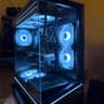 ❄️ GLACIER | RX 9070 GRE 12GB • Ryzen 7 5800X • 32GB • WiFi 6 • 360mm AIO