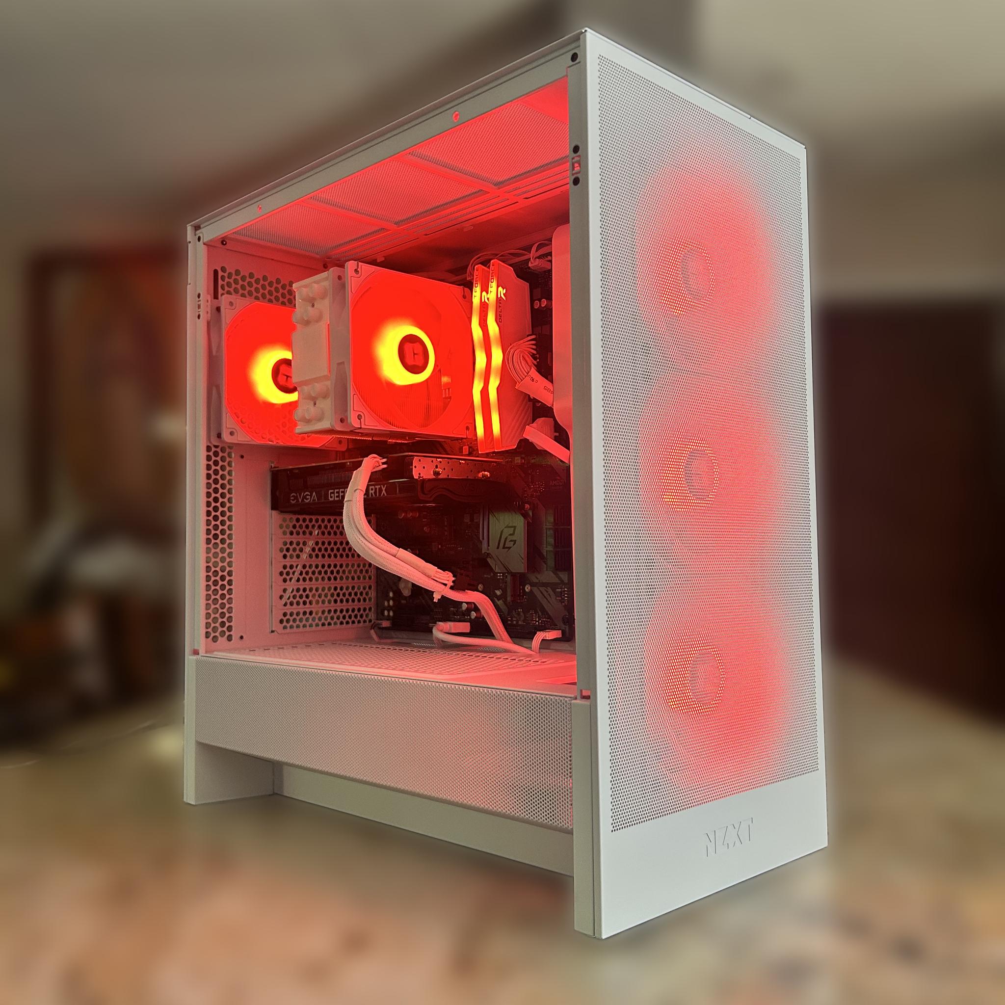 White Budget Gaming PC | RTX 3050 8GB | RYZEN 5 3600 | 16GB Ram | 1TB SSD | Win 11