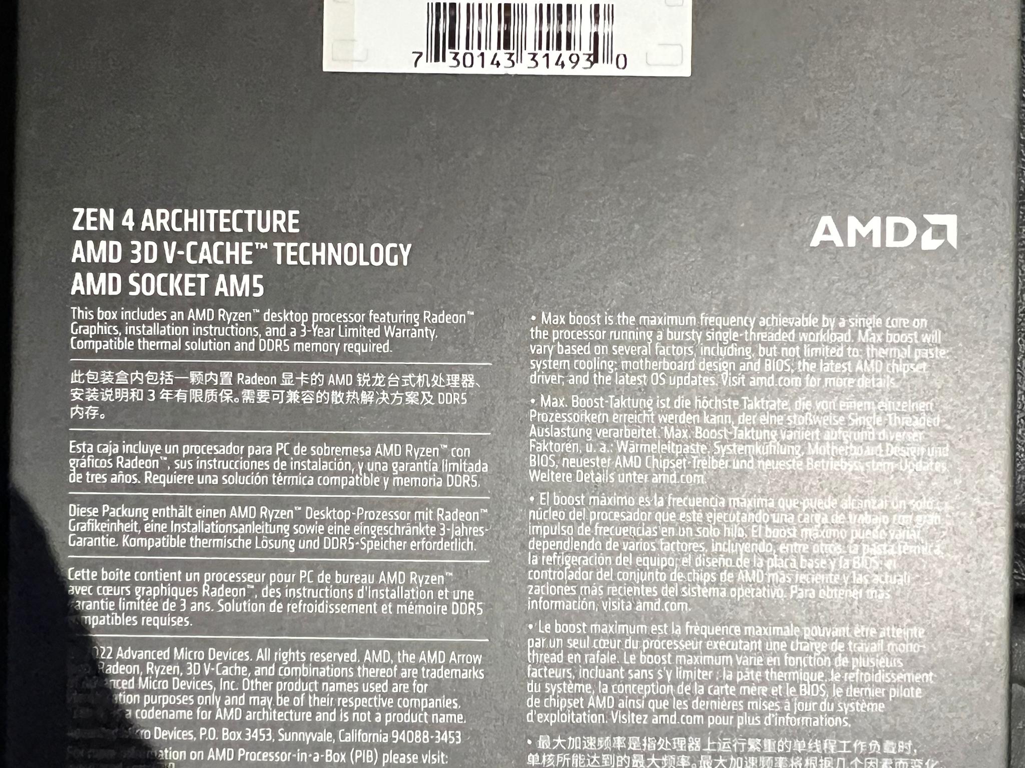 AMD Ryzen 7 7800 X3D