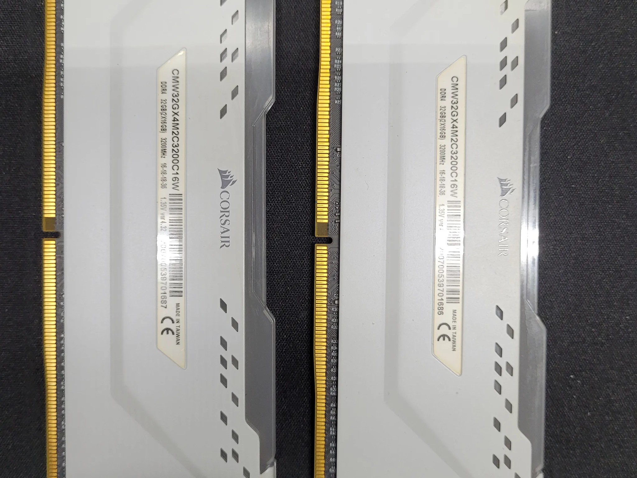 32gb Corsair Vengeance RGB Pro White DDR4