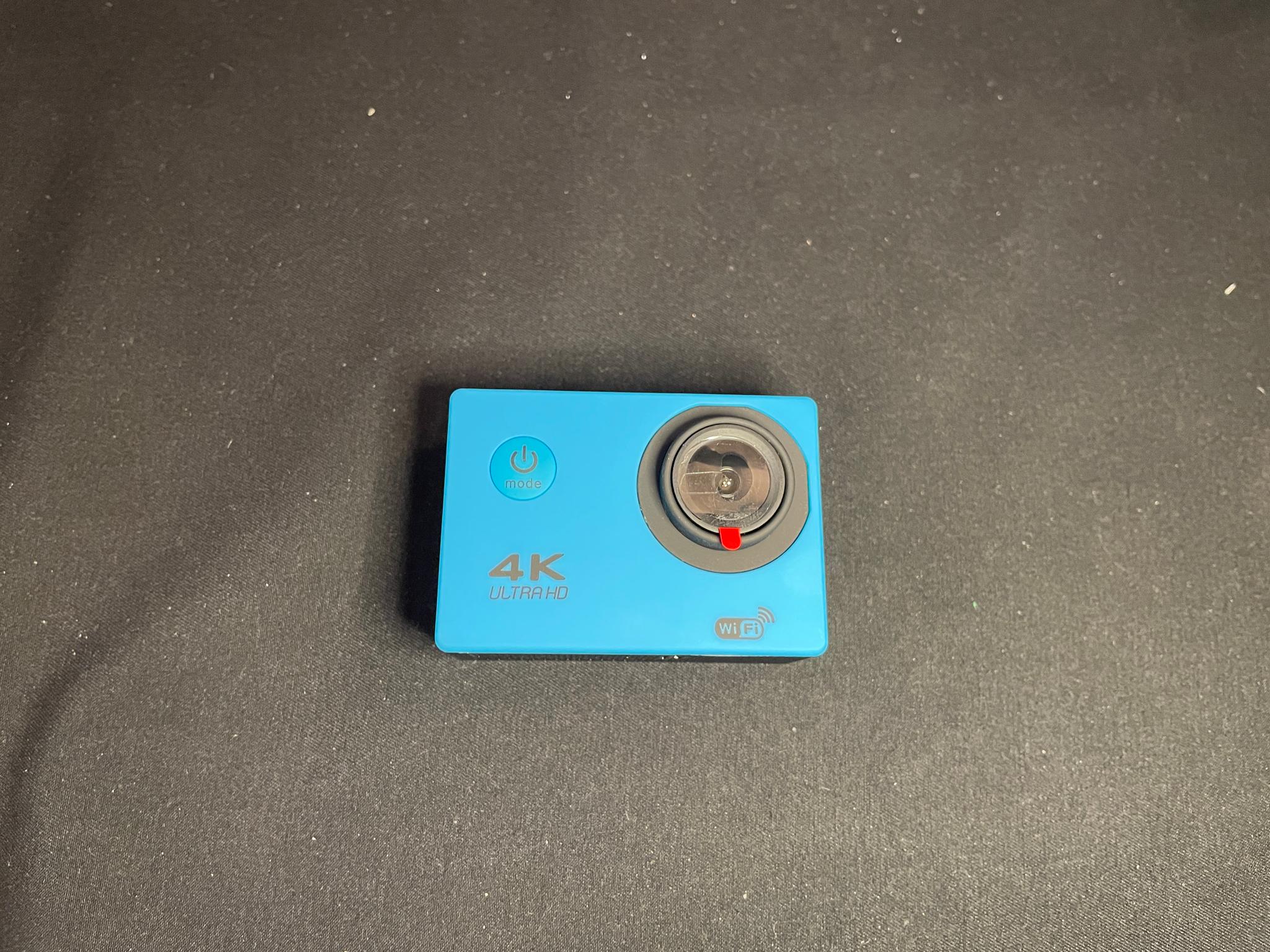 4k Action Camera With Hard Case And Accessories
