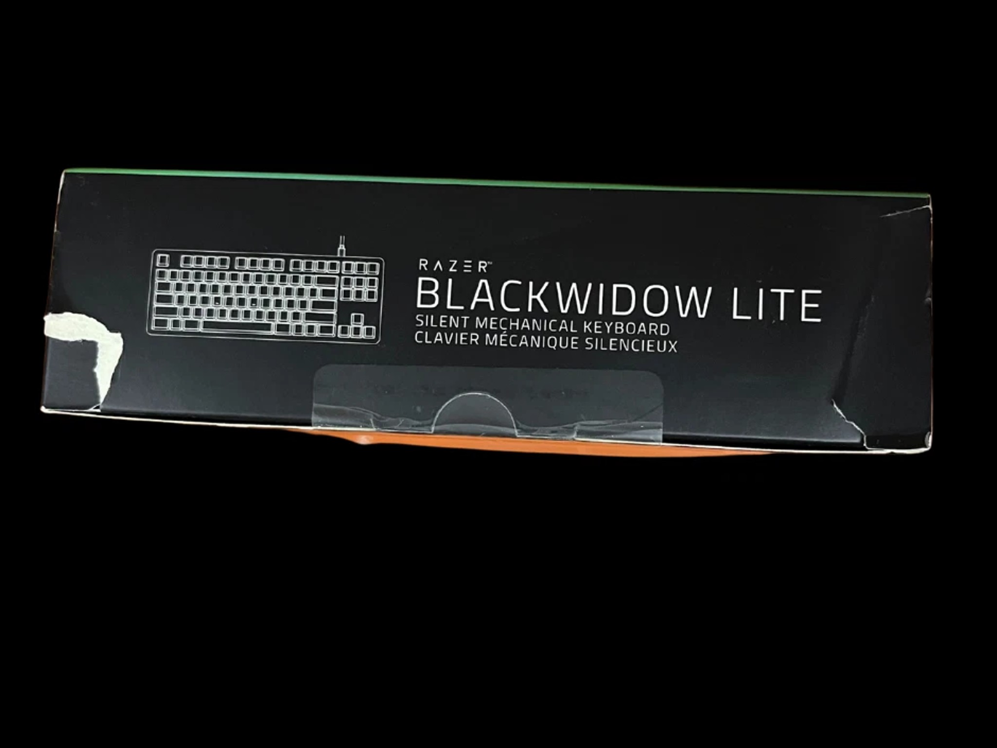 Razer BlackWidow Lite Wired TKL Mechanical Gaming Orange Switch Keyboard NEW