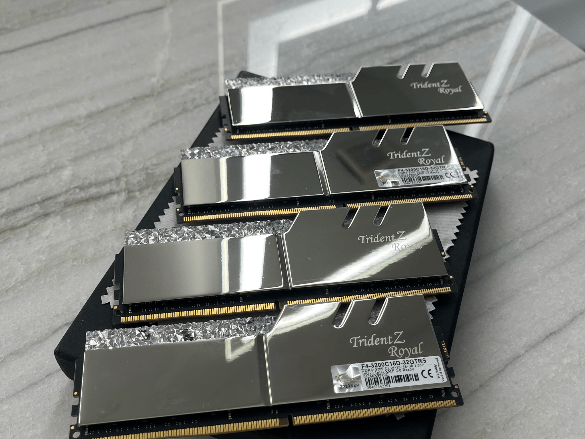 Gskill Tridentz Royals 4x16GB 3200MHZ Enthusiast Ram Kit