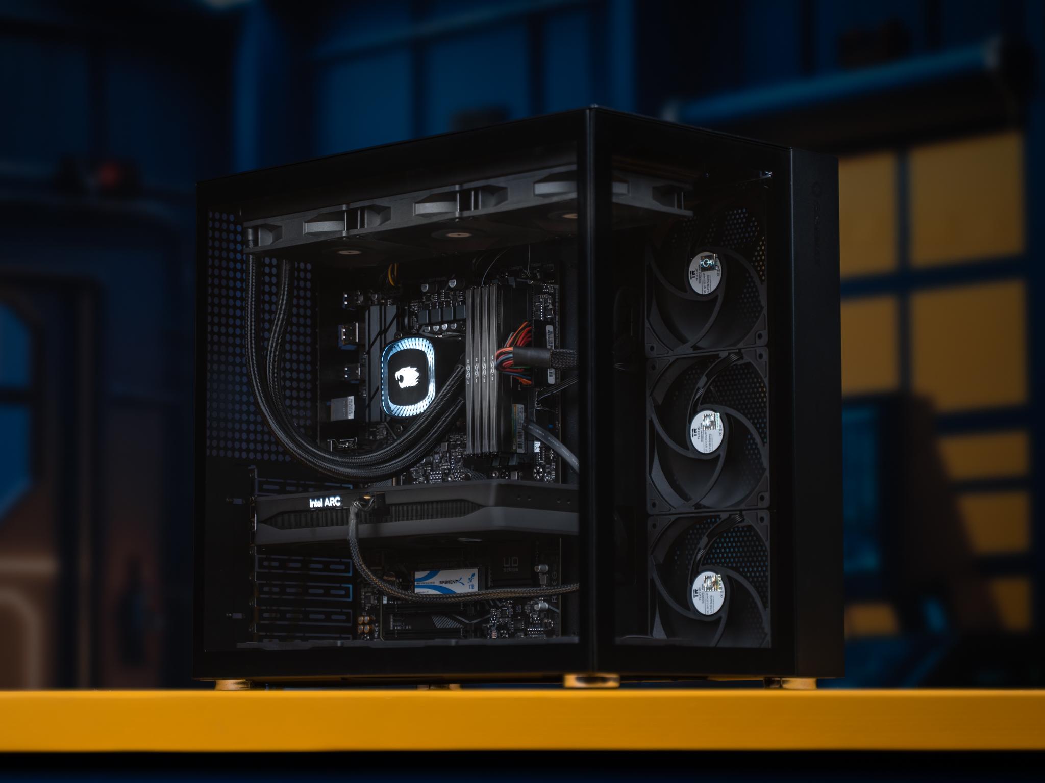 “Shadowtel” Intel ARC B580 Special Edition i5 10600K 32GB Windows 11 1TB 1440P Workstation Gaming PC