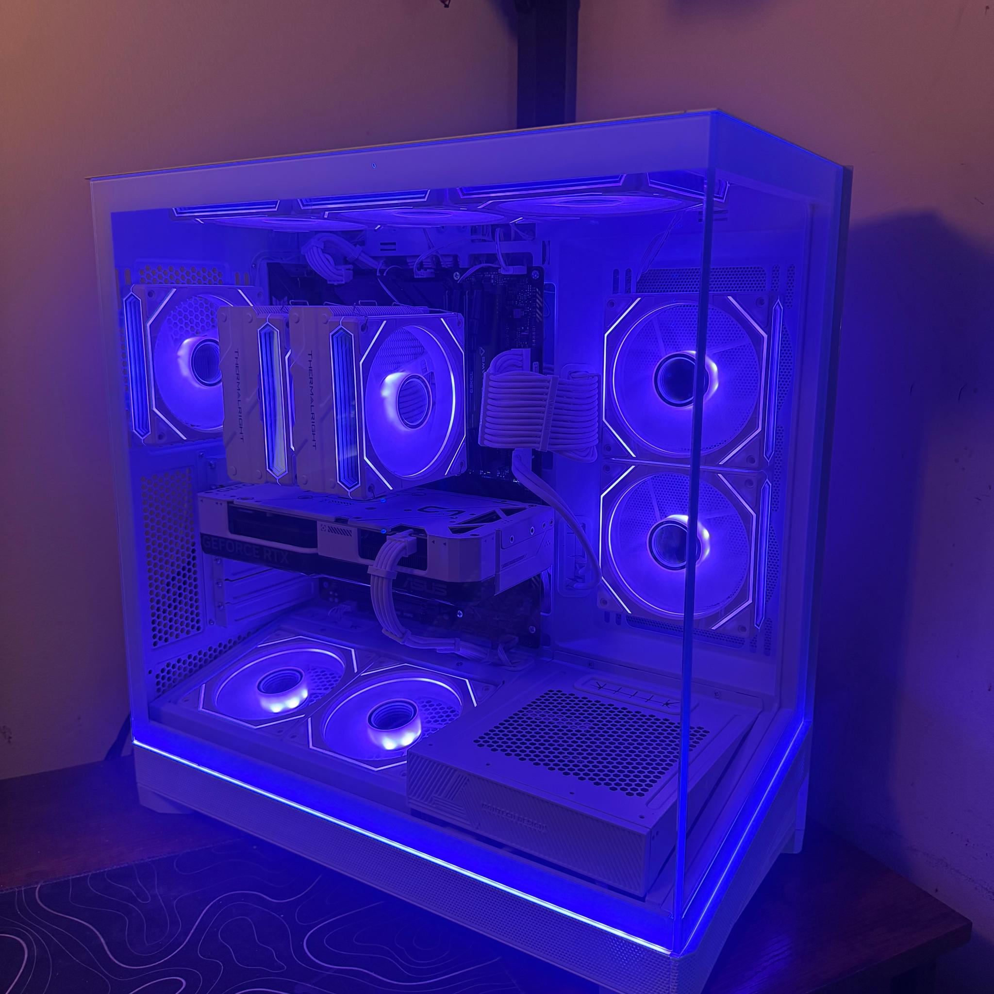 🤍 Whiteout 1440p Gaming PC 🤍 - i5 12600KF | RTX 4070 12GB | 32GB DDR4 3200 | 1TB Gen4 SSD