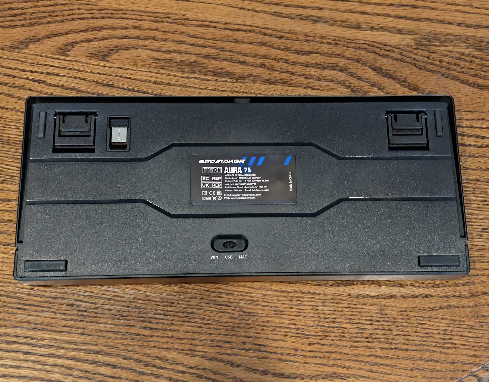 Epomaker Aura75 w/Gateron Red Switches Mechnical Keyboard