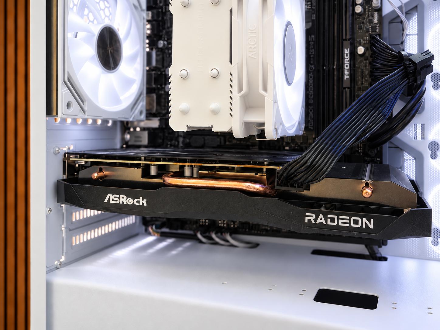 Whiteout v3 Gaming PC | RX 7600 8GB💻| DDR5| 16GB RAM | WiFi/BT | Windows 11 | 1TB