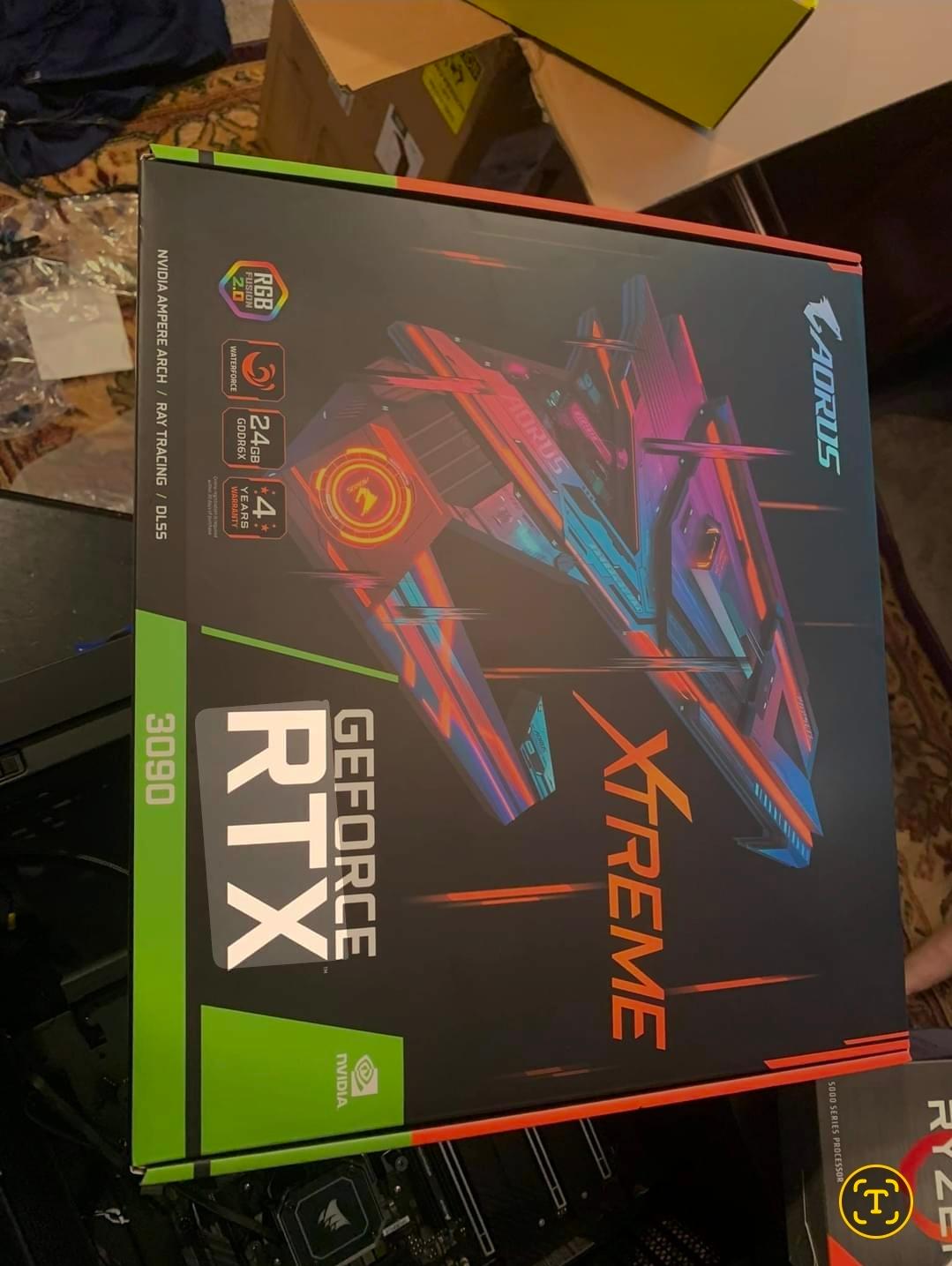 Gigabyte AORUS GeForce RTX 3090 xtreme waterforce