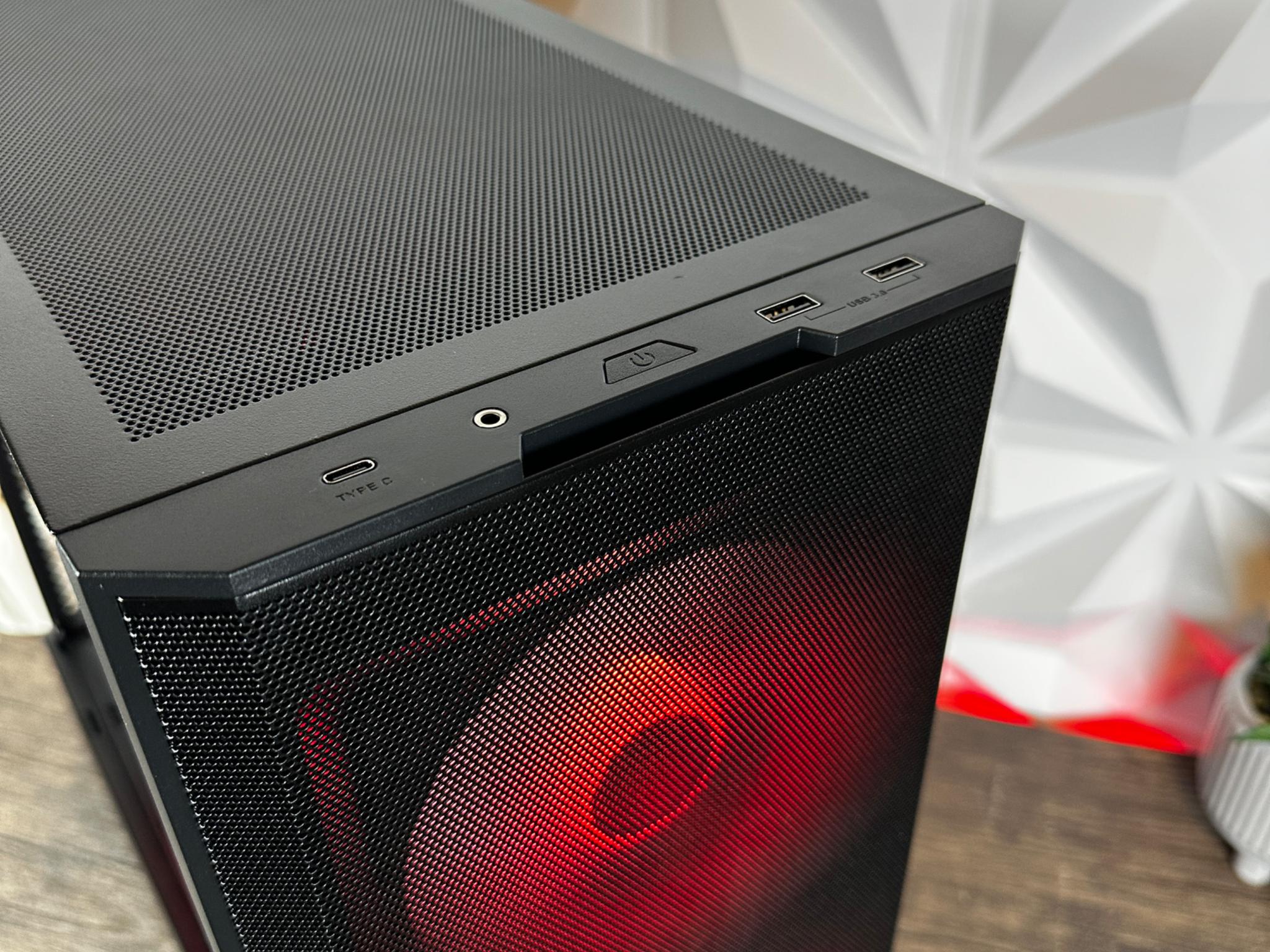 ⚫️"Red Devil"👹 1440P Gaming PC | Ryzen 5 5600x 6C/12T | Radeon 6700xt | 32GB DDR4 | 1TB M.2 SSD |