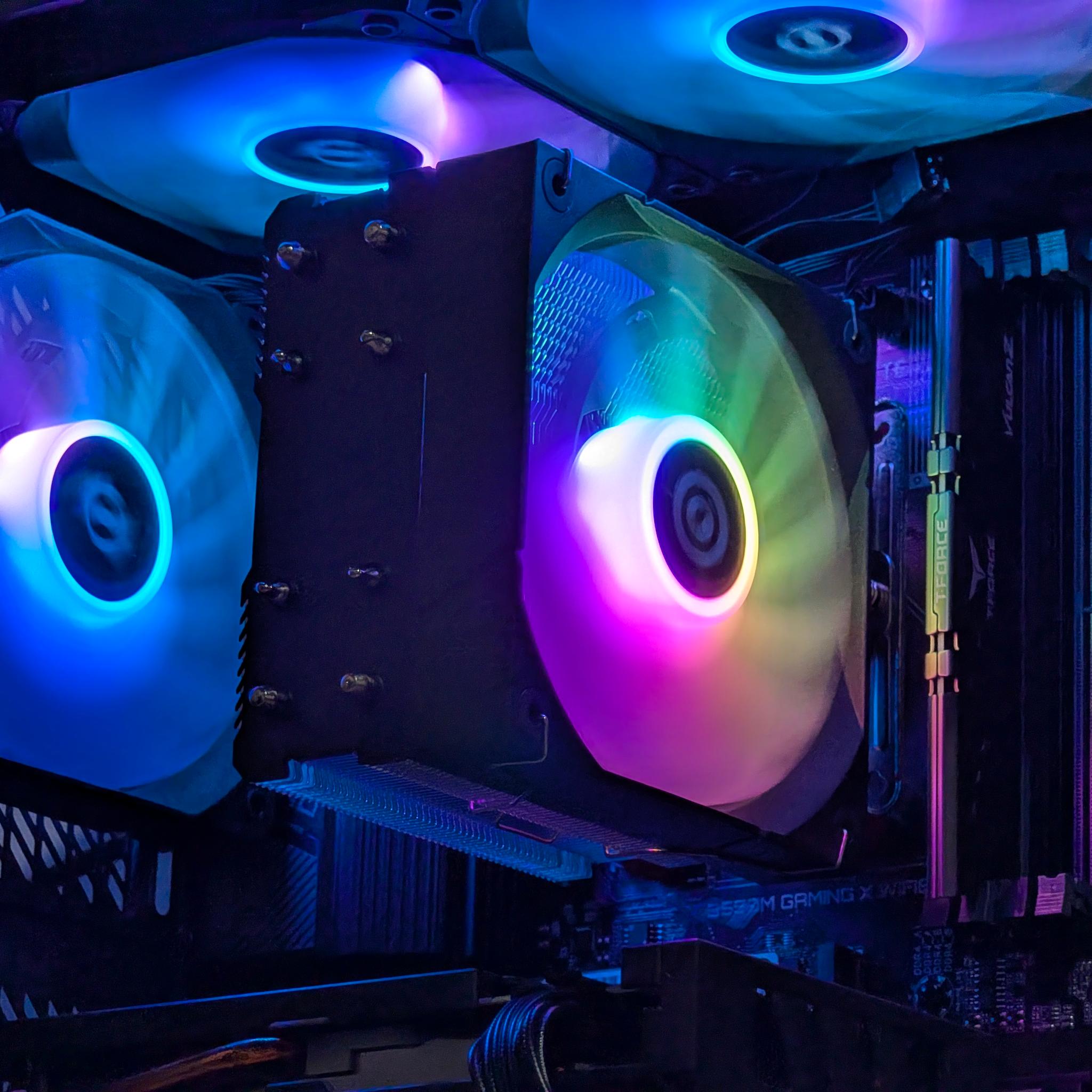 🌈🖤Ryzen 5 5500 | RTX 4060 | 1TB SSD | Gaming PC🖤🌈