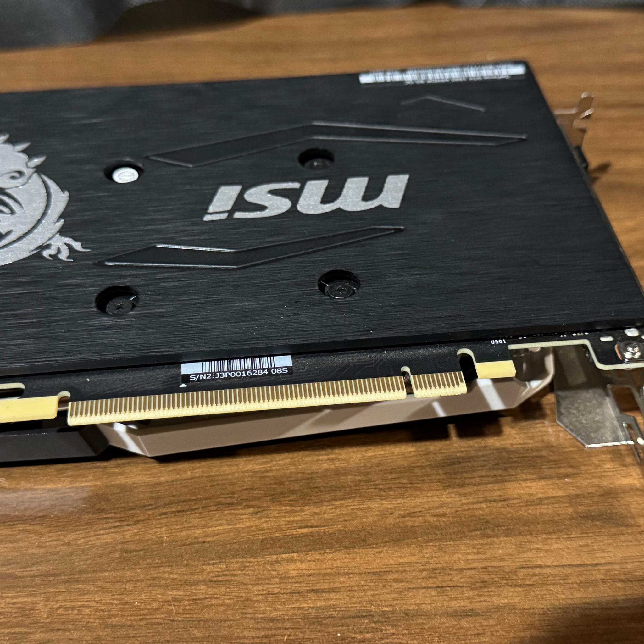 MSI NVIDIA GeForce GTX 1660 ARMOUR 6G OC Graphics Card GDDR5 6GB