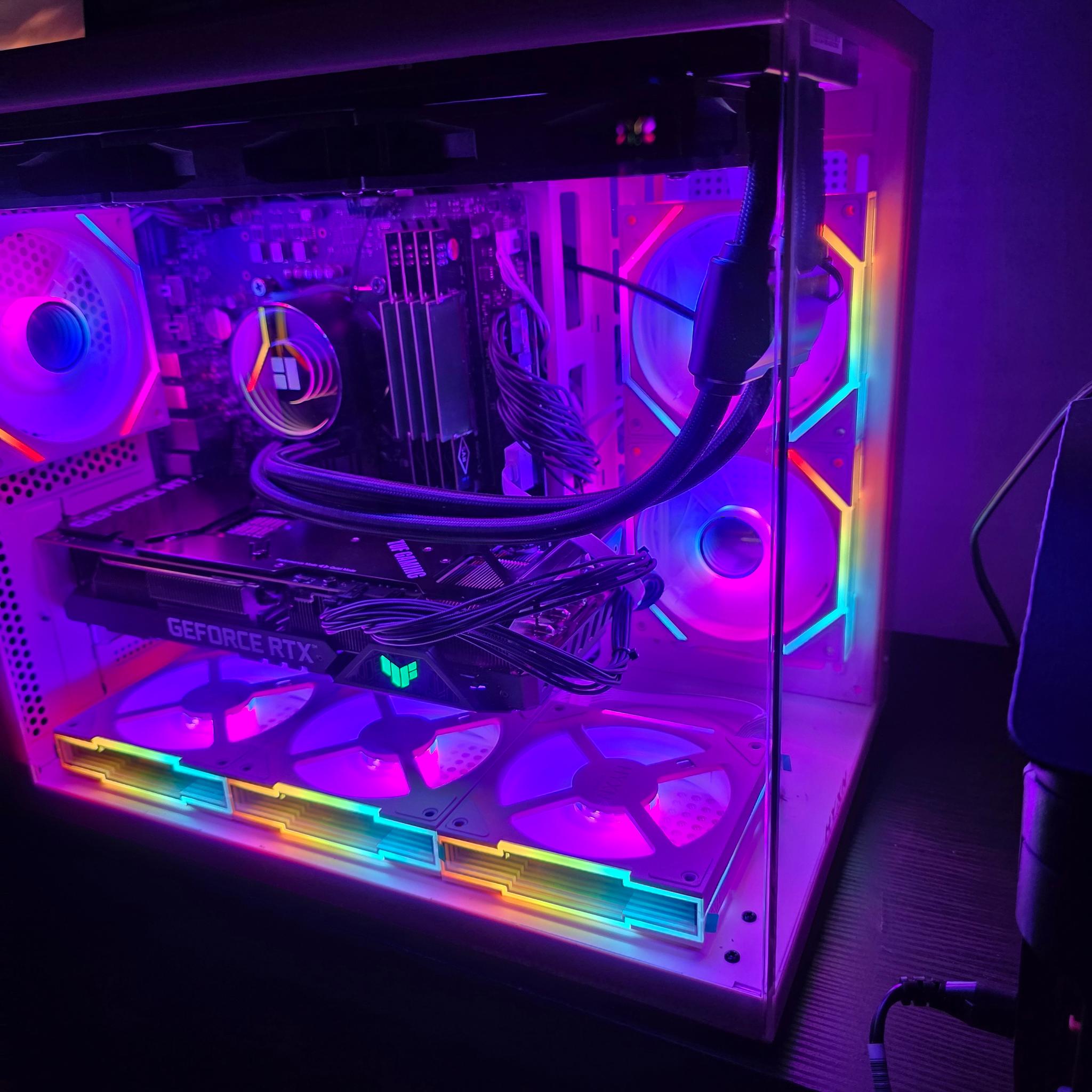 Pink Gaming PC –  RTX 3080| DDR5 | RGB | 12th Gen Build