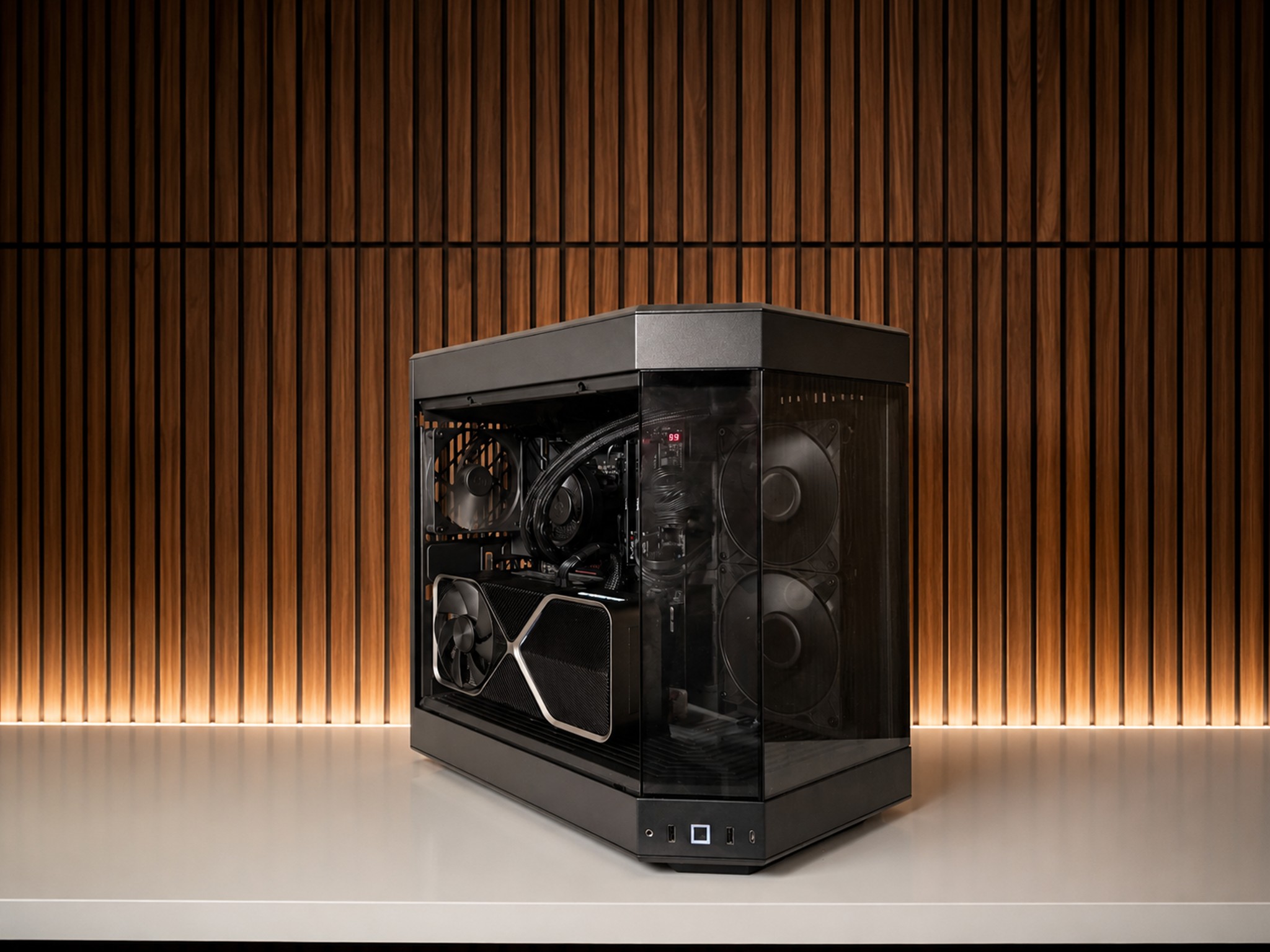 ALL Black V3 | RTX 5080| Ryzen 9 7900x | 32GB DDR5 | 1TB NVME | GOLD PSU | Windows 11 | WIFI