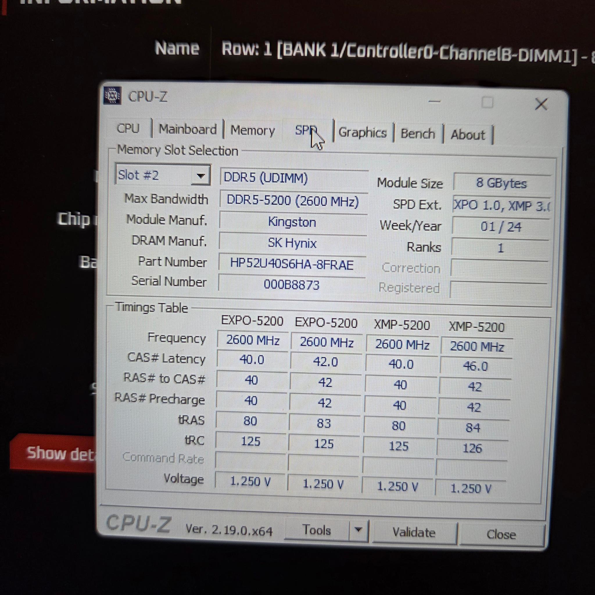 Kingston Fury Beast DDR5-5200 16GB (2x8GB) 5200MHz RGB