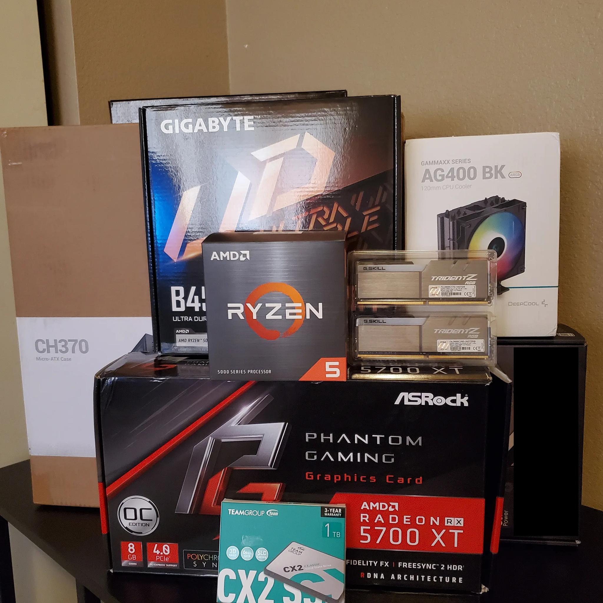 Ryzen 5 5500, AsRock Rx 5700 XT, Gaming PC