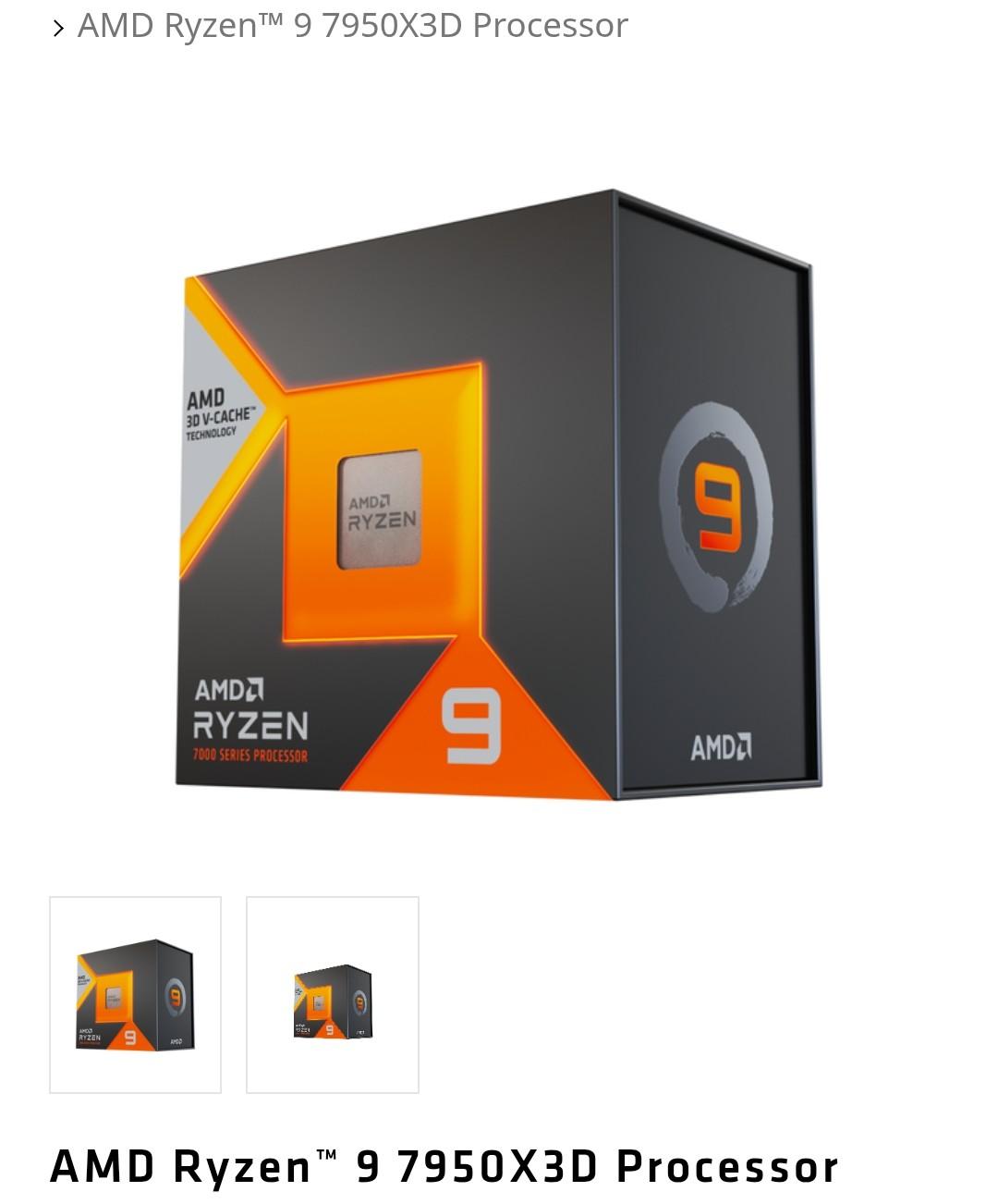 AMD Ryzen 9 7950X3D