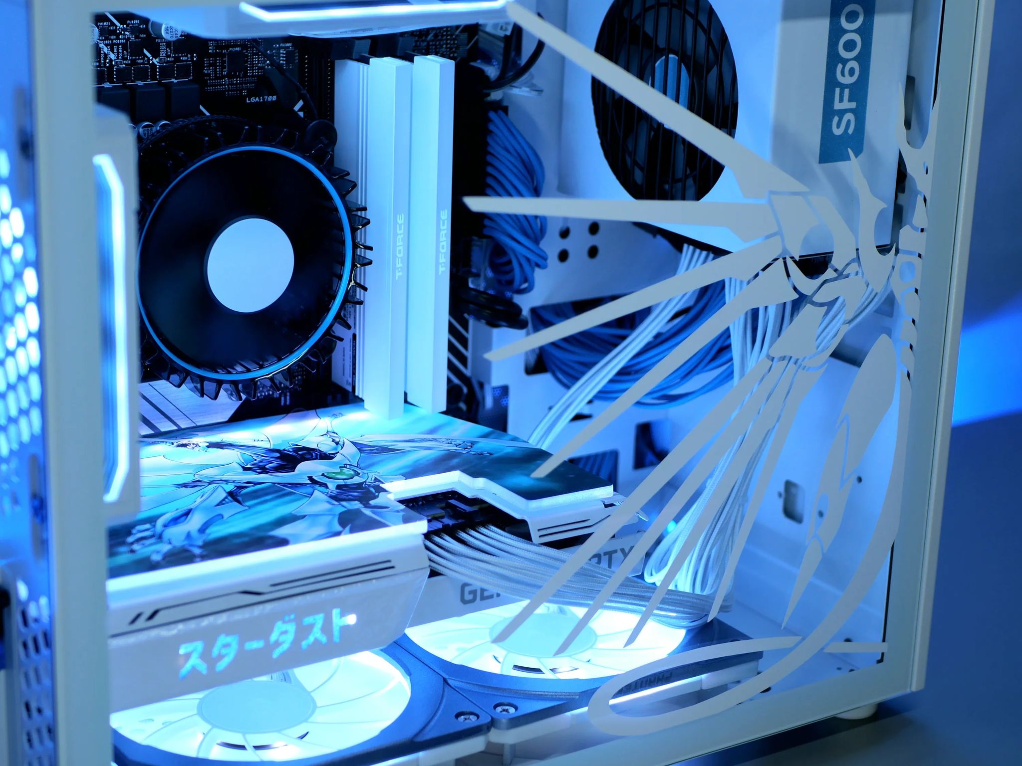 Stardust🐉| RTX 3060, i3 12100f, 1tb nvme Yu-Gi-Oh theme pc build