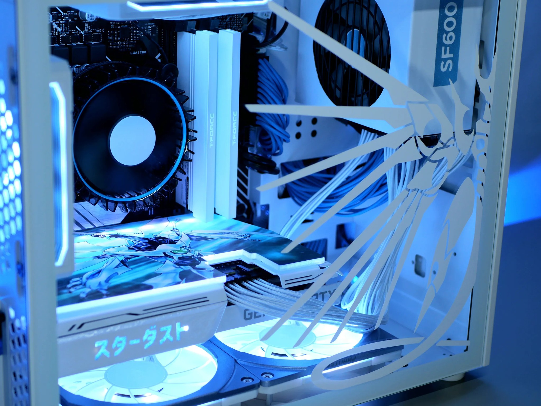 Stardust🐉| RTX 3060, i3 12100f, 1tb nvme Yu-Gi-Oh theme pc build