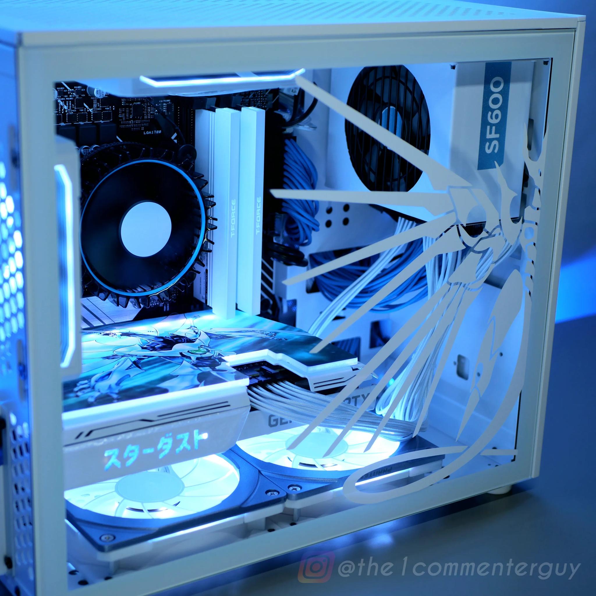 Stardust🐉| RTX 3060, i3 12100f, 1tb nvme Yu-Gi-Oh theme pc build