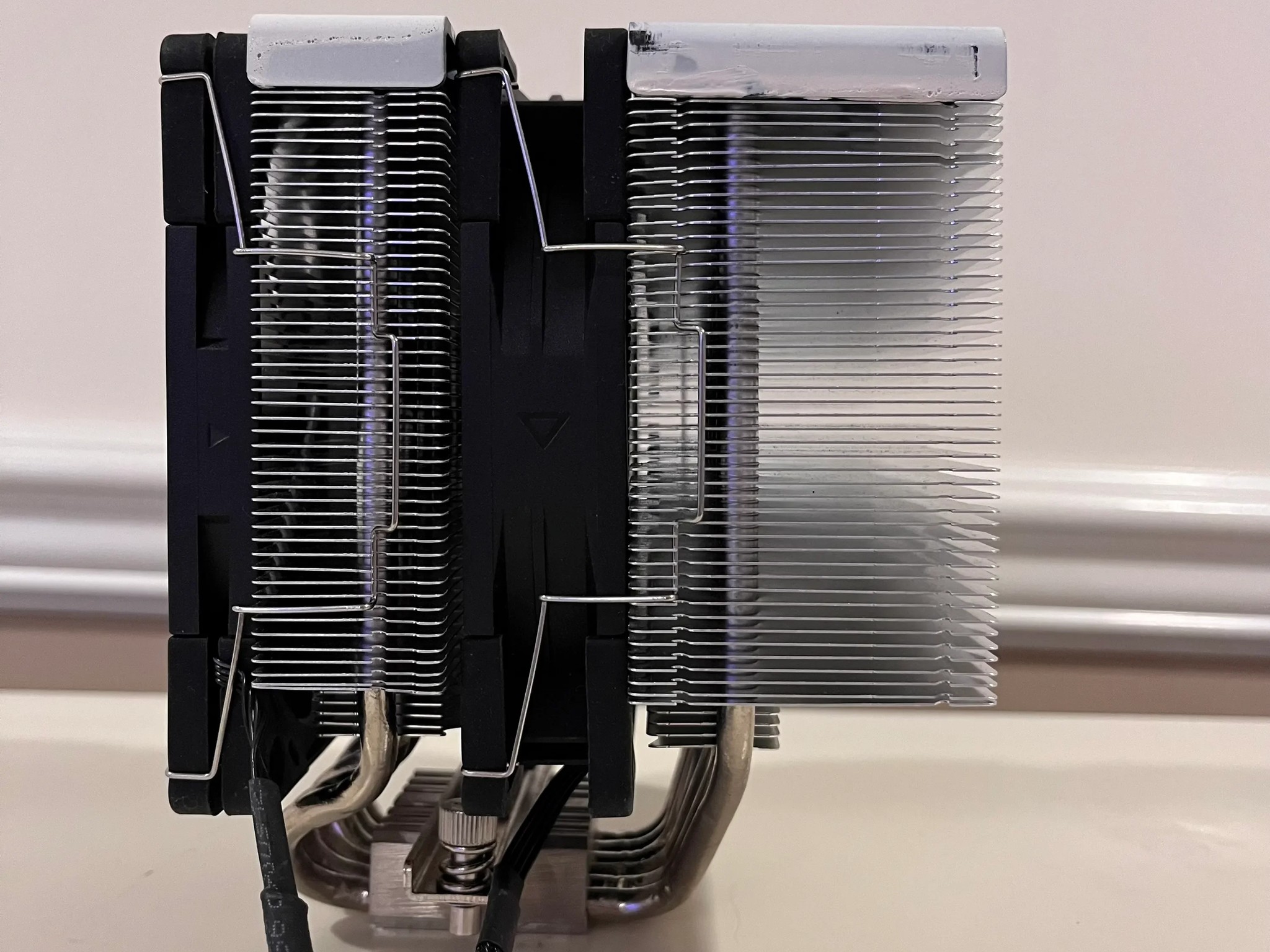 Custom Painted White Scythe Fuma 3 Tower Air Cooler