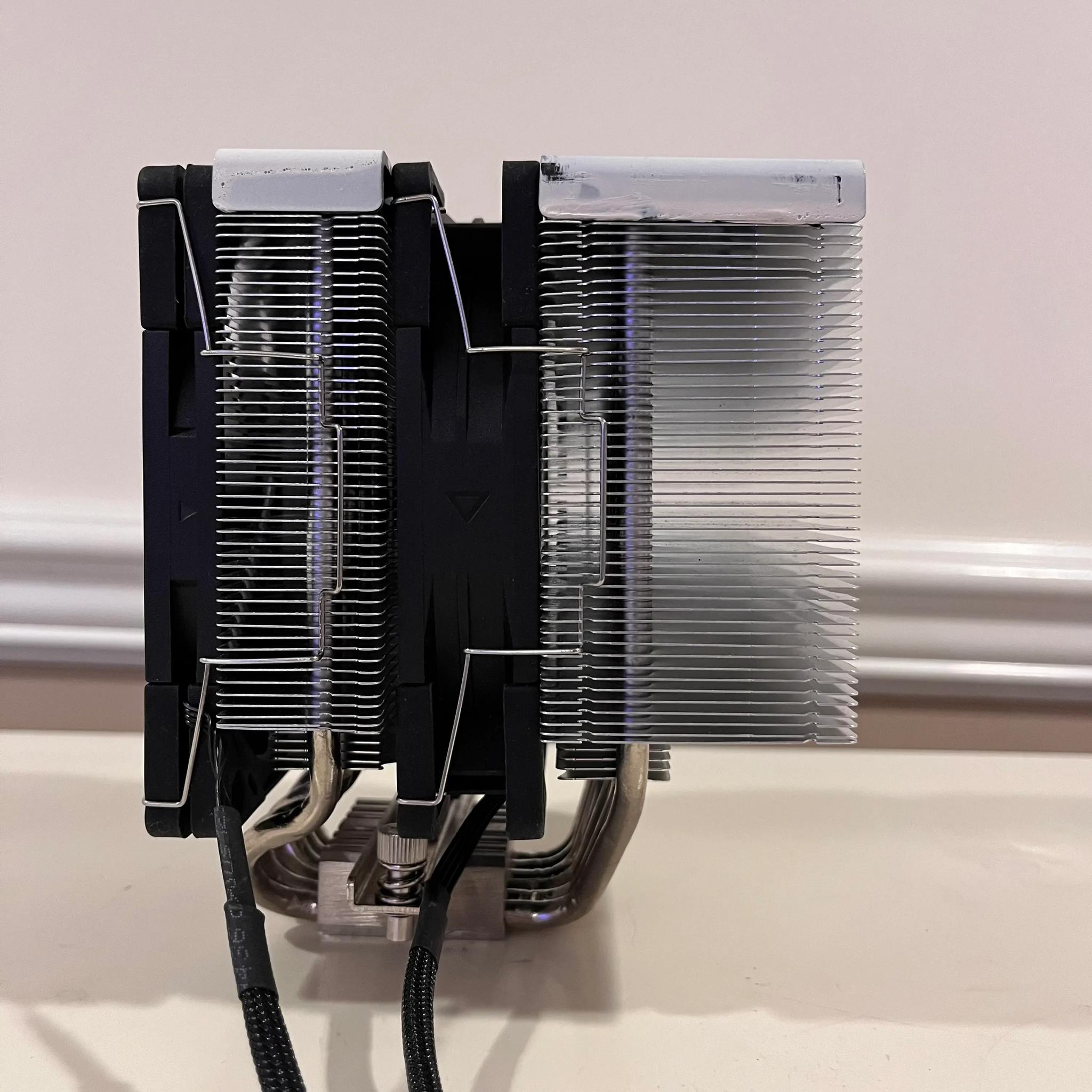 Custom Painted White Scythe Fuma 3 Tower Air Cooler