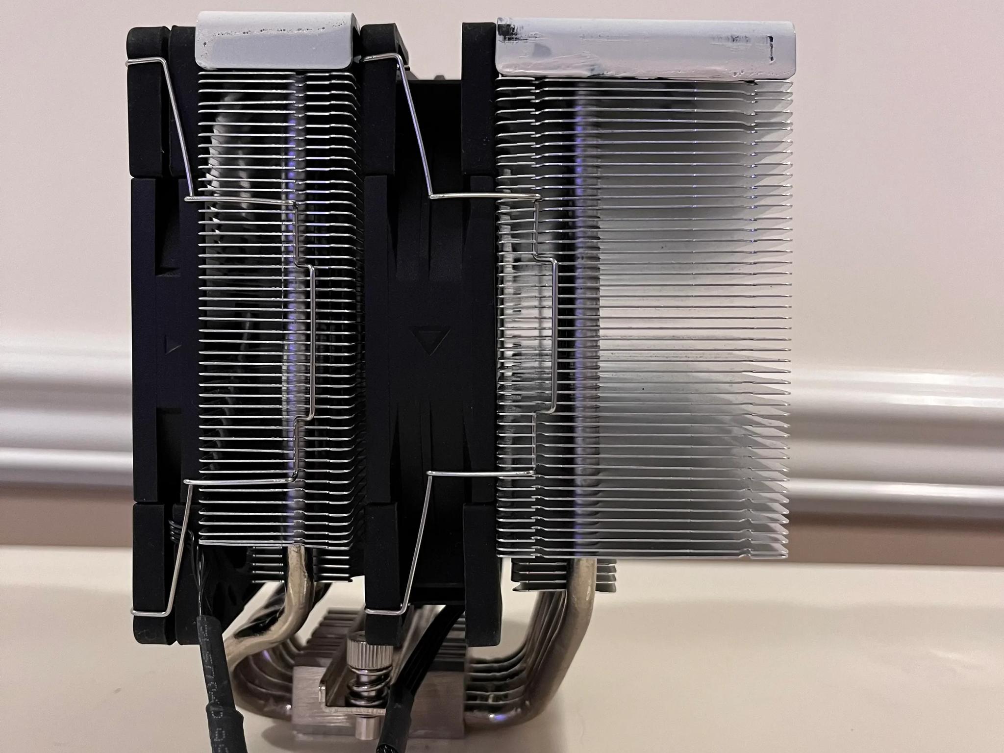 Custom Painted White Scythe Fuma 3 Tower Air Cooler