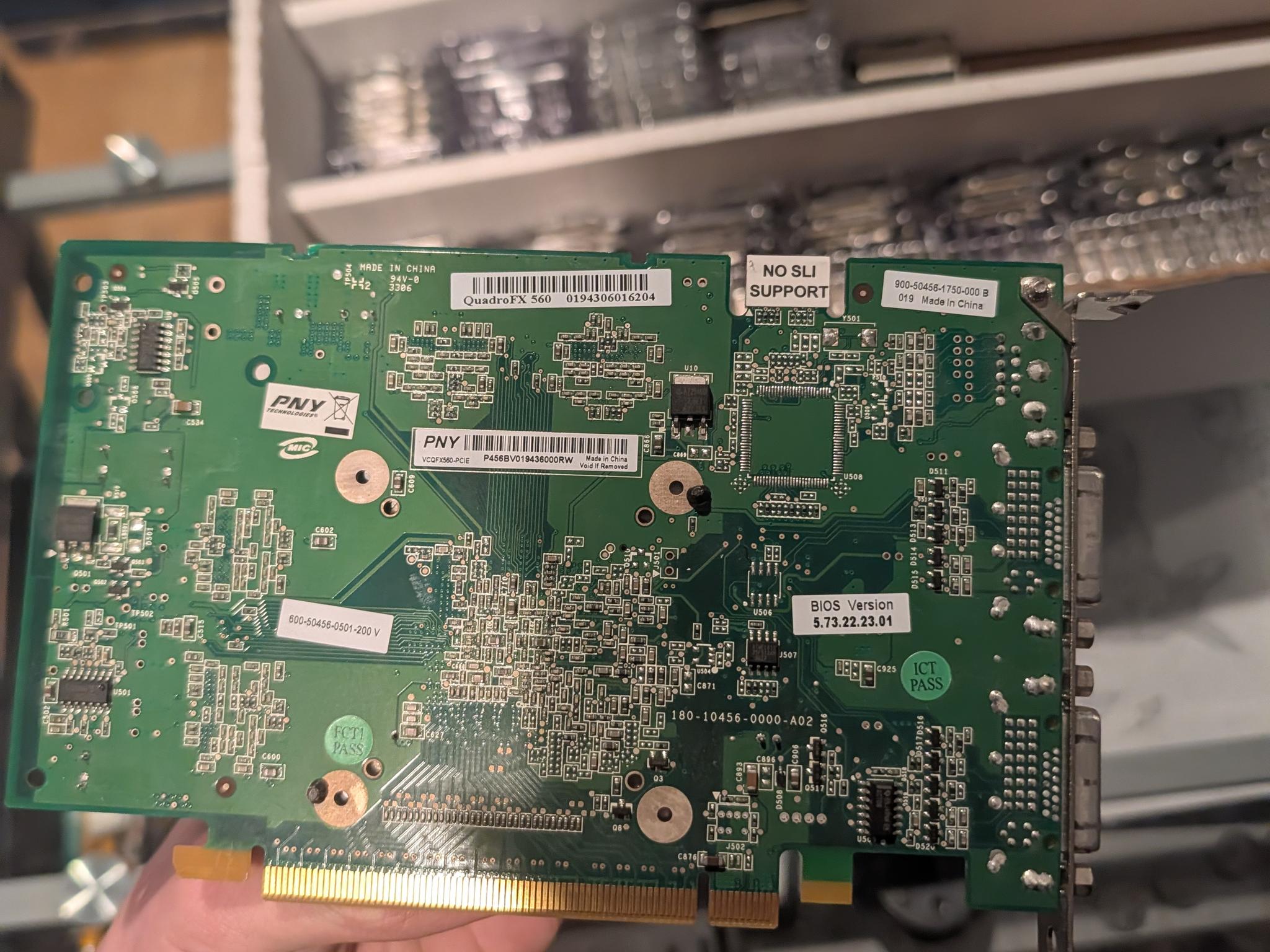 Nvidia quadro FX 560