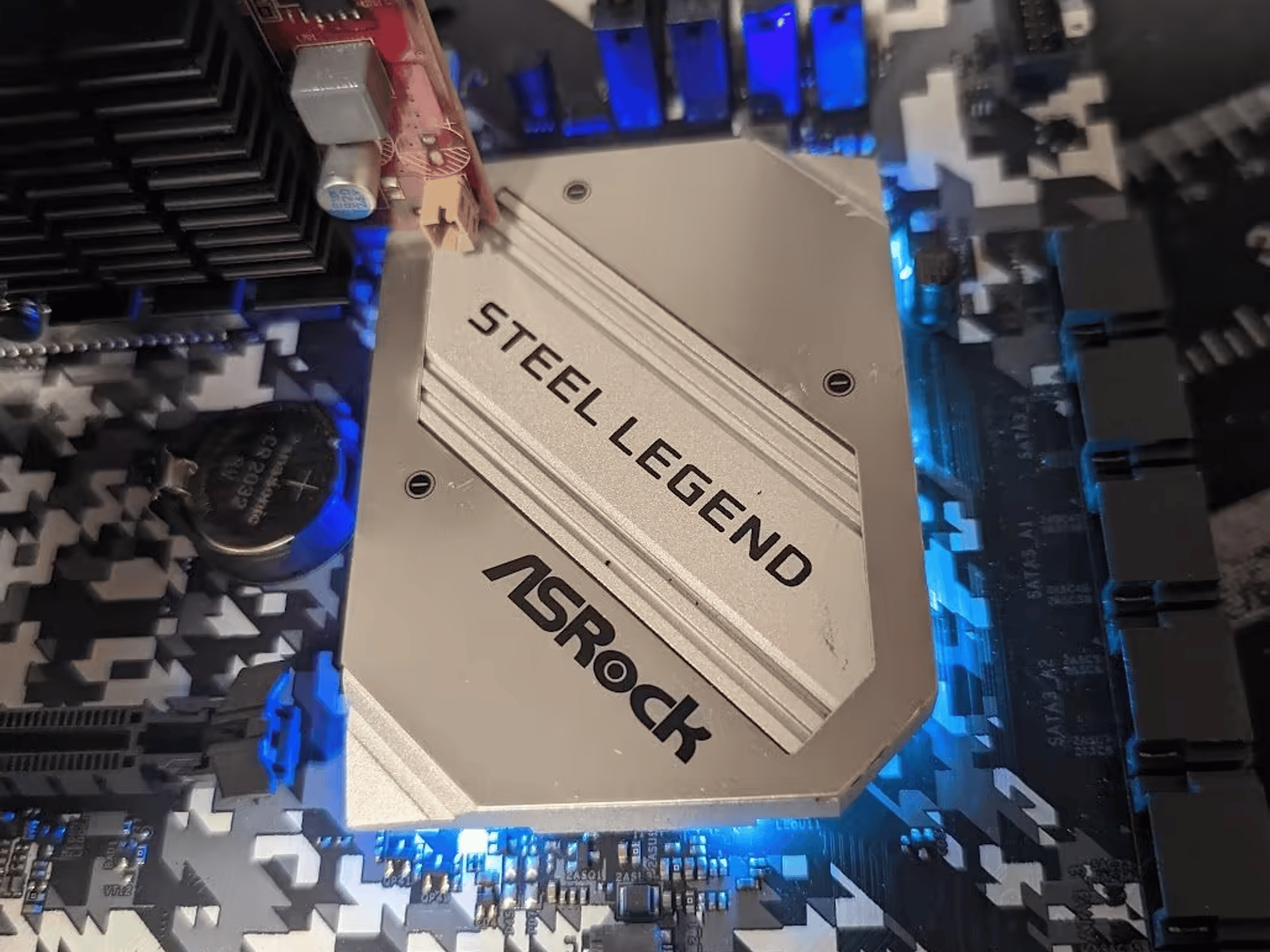 ASRock B450 Steel Legend AMD Socket AM4 DDR4 ATX Desktop Motherboard No I/O