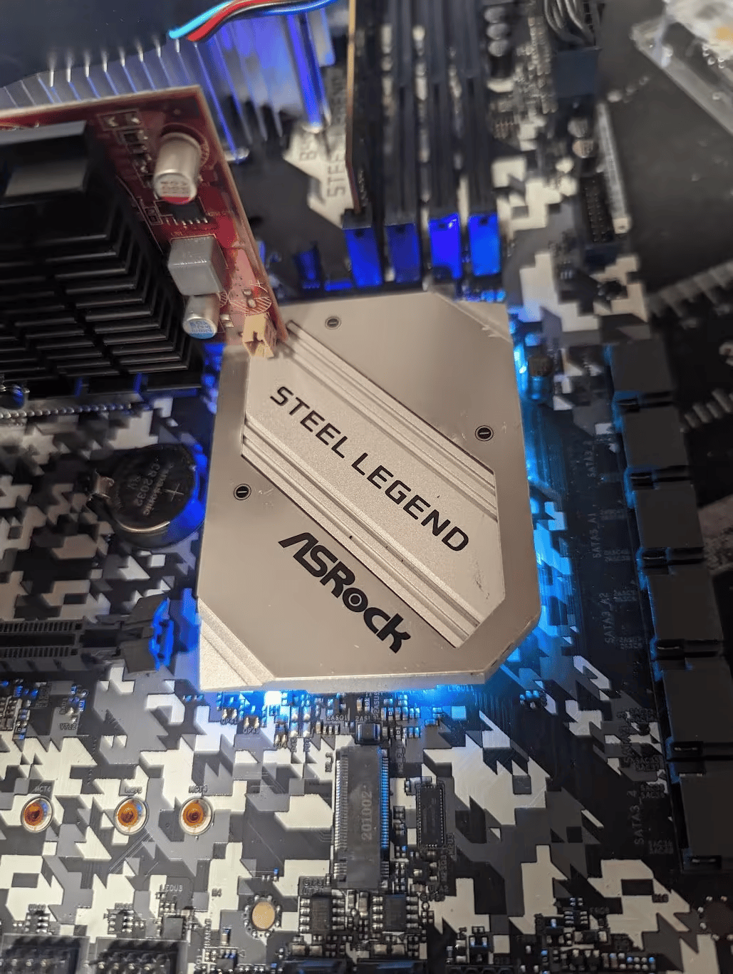ASRock B450 Steel Legend AMD Socket AM4 DDR4 ATX Desktop Motherboard No I/O