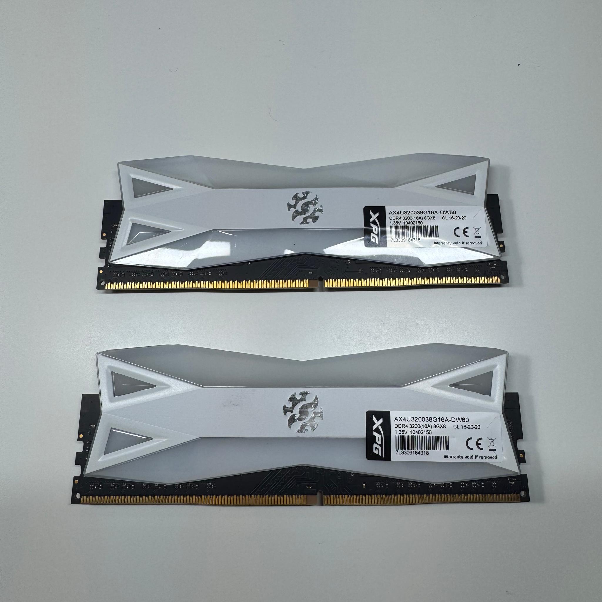 XPG DDR4 D60G RGB 16GB (2x8GB) RAM